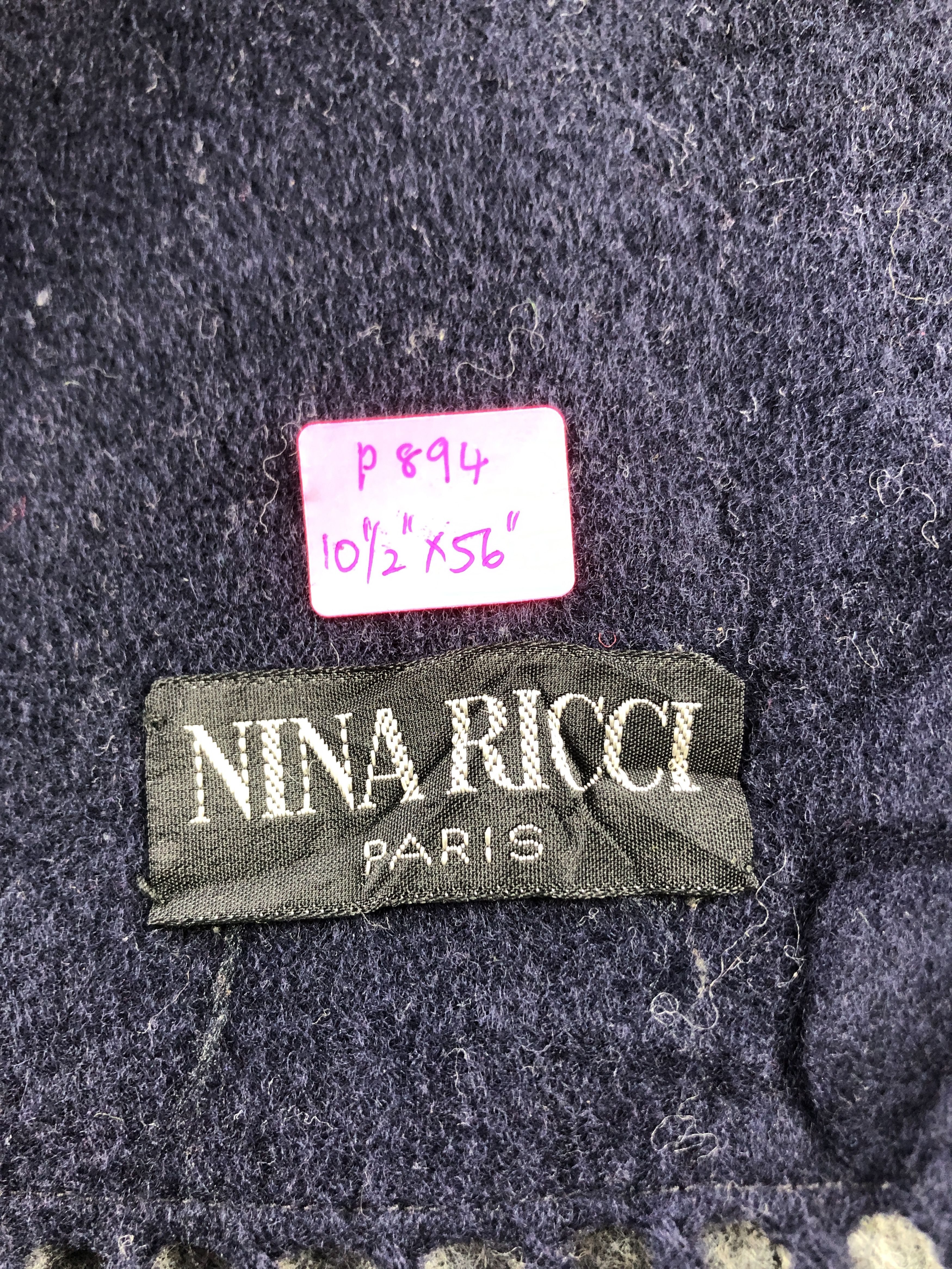 Nina Ricci Nina Ricci Silk Wool Scarf / Muffler / Neckwear P894 Size ONE SIZE - 5 Thumbnail