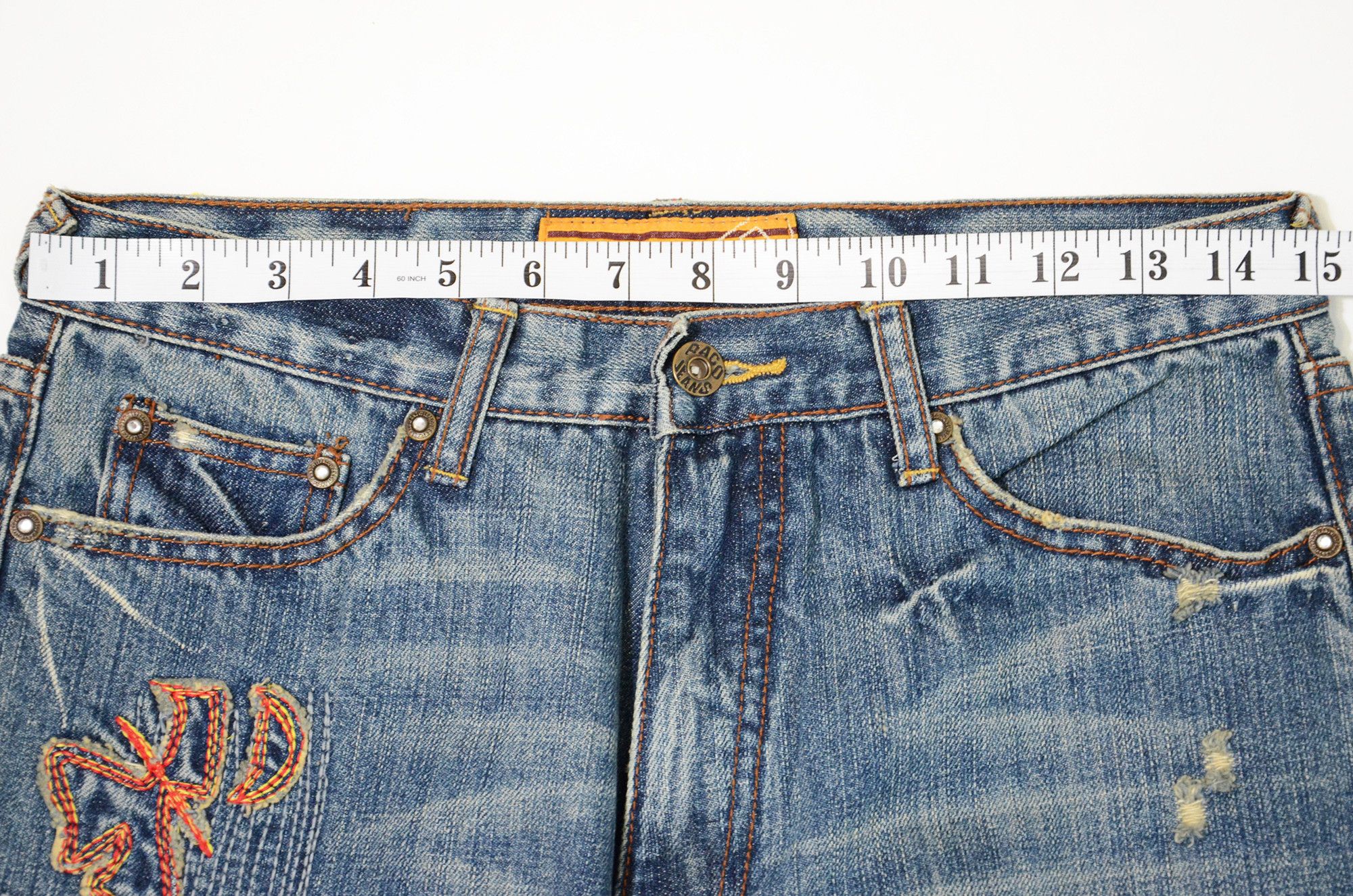 Other Le Paco Jeans Y2K Relaxed Fit Hiphop New York Streetwear Size US 30 / EU 46 - 14 Thumbnail