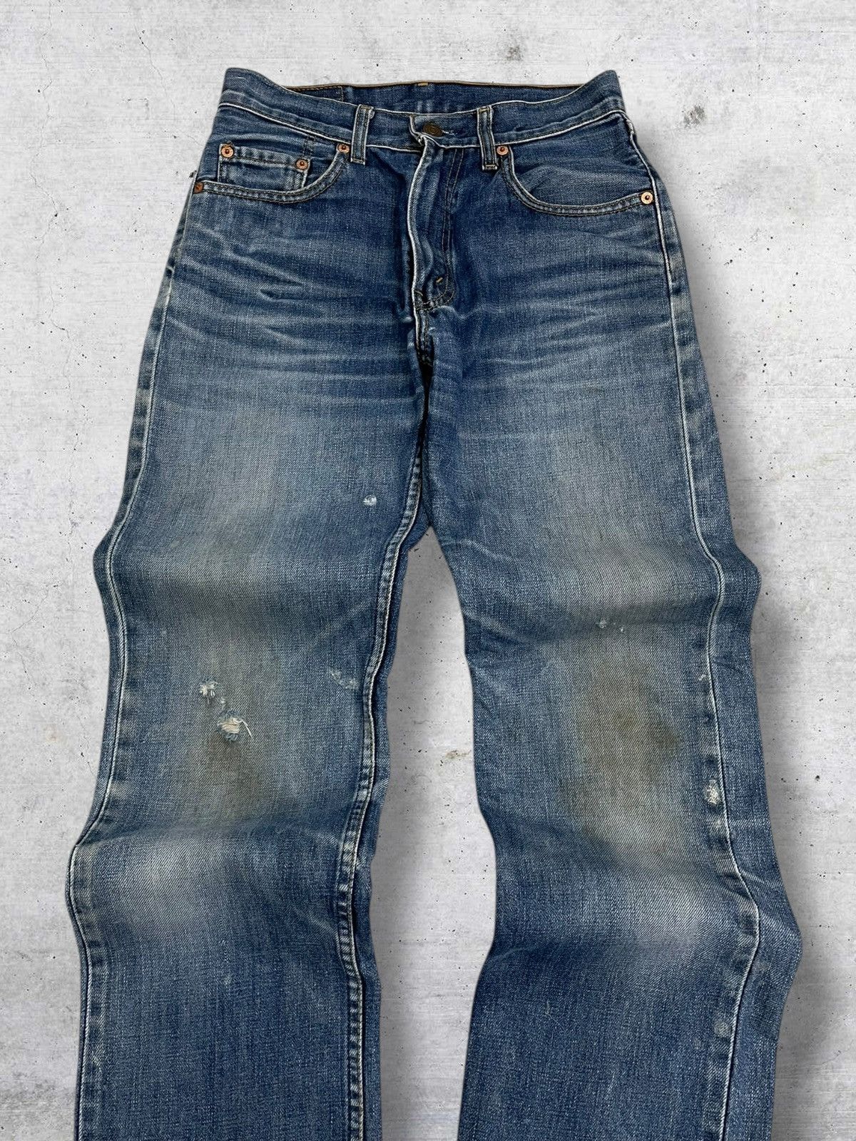 Levi's Vintage Clothing VINTAGE 501 LEVIS USA DESIGNER 90S OG OLD RIPPED MUD DENIM Size US 26 / EU 42 - 4 Thumbnail