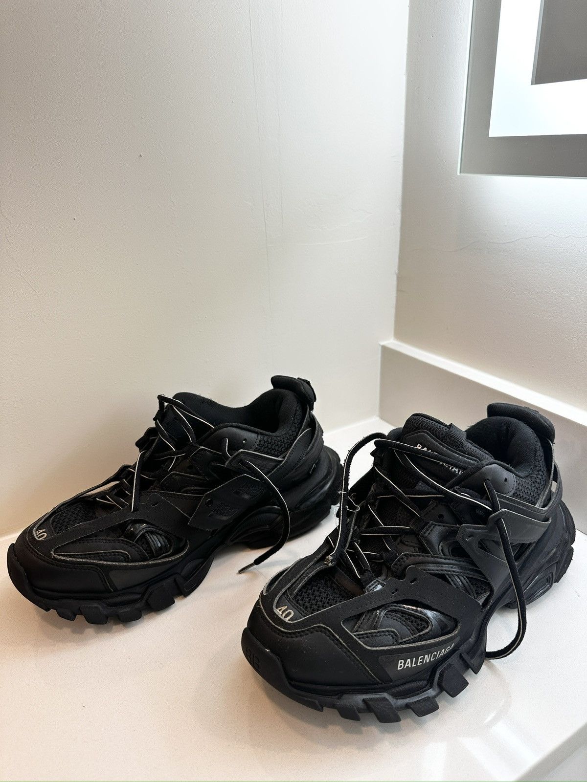 Balenciaga Balenciaga Track Sneaker 'Triple Black' Size US 7 / EU 40 - 5 Thumbnail