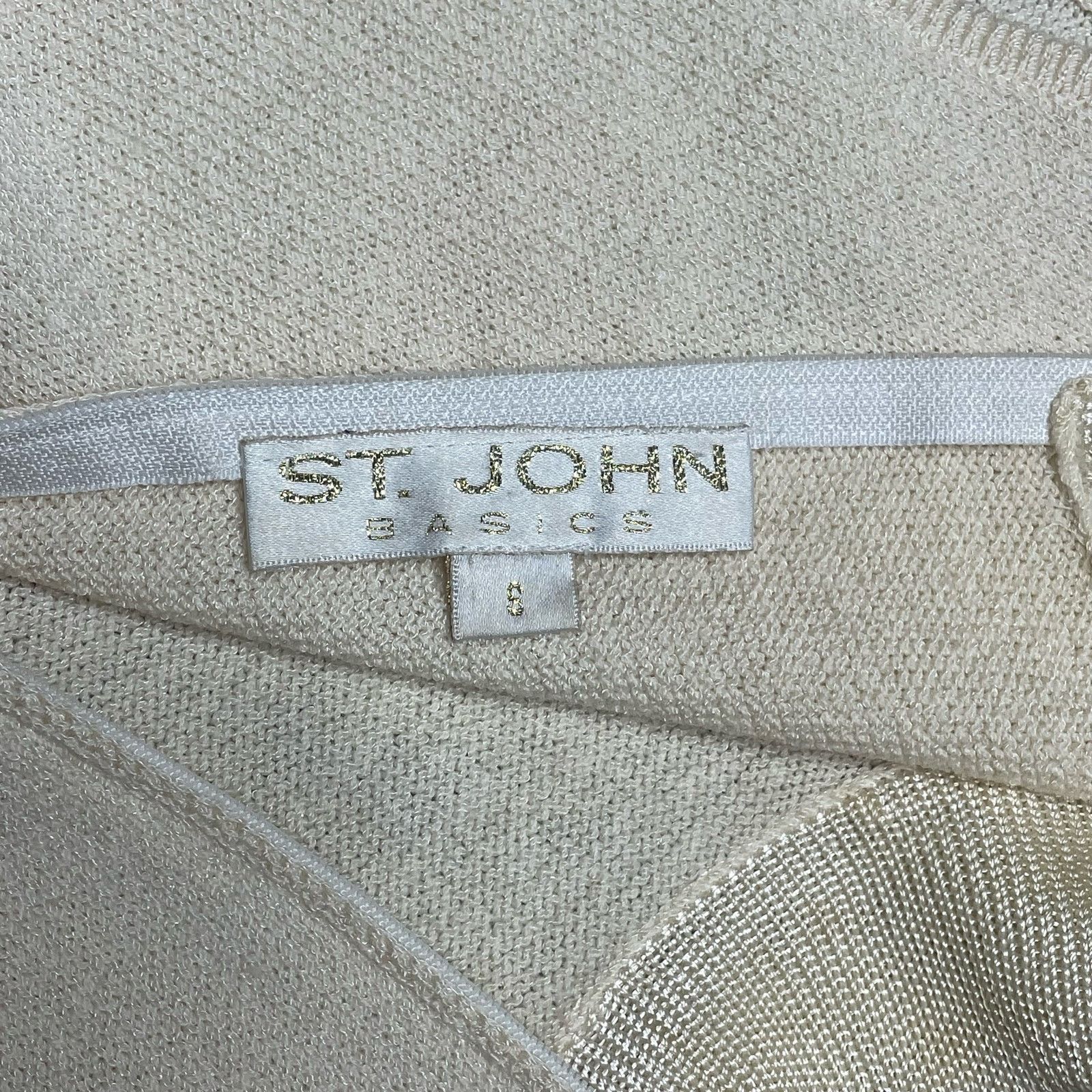 St. John ST JOHN Knit Mock Neck Tank Size S / US 4 / IT 40 - 2 Thumbnail