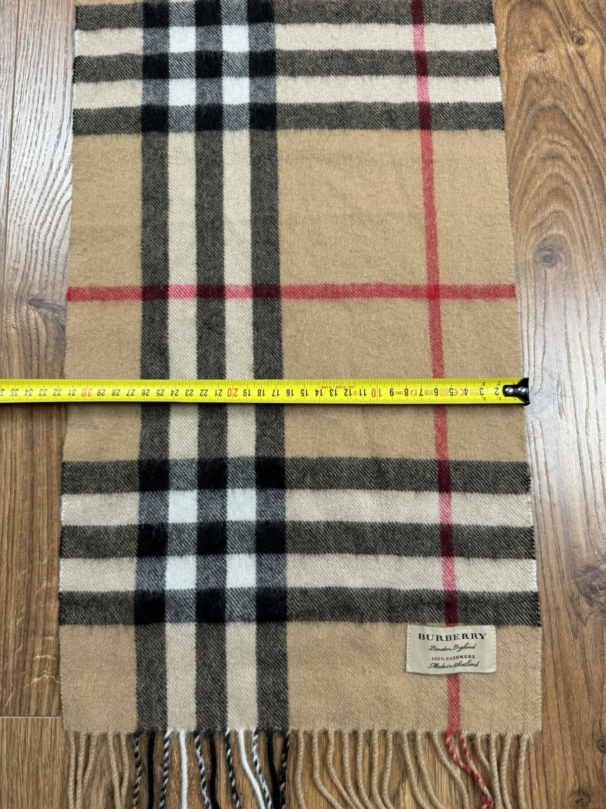 Burberry Vintage cashmere scarf Burberry’s 90s original luxury item Size ONE SIZE - 4 Thumbnail