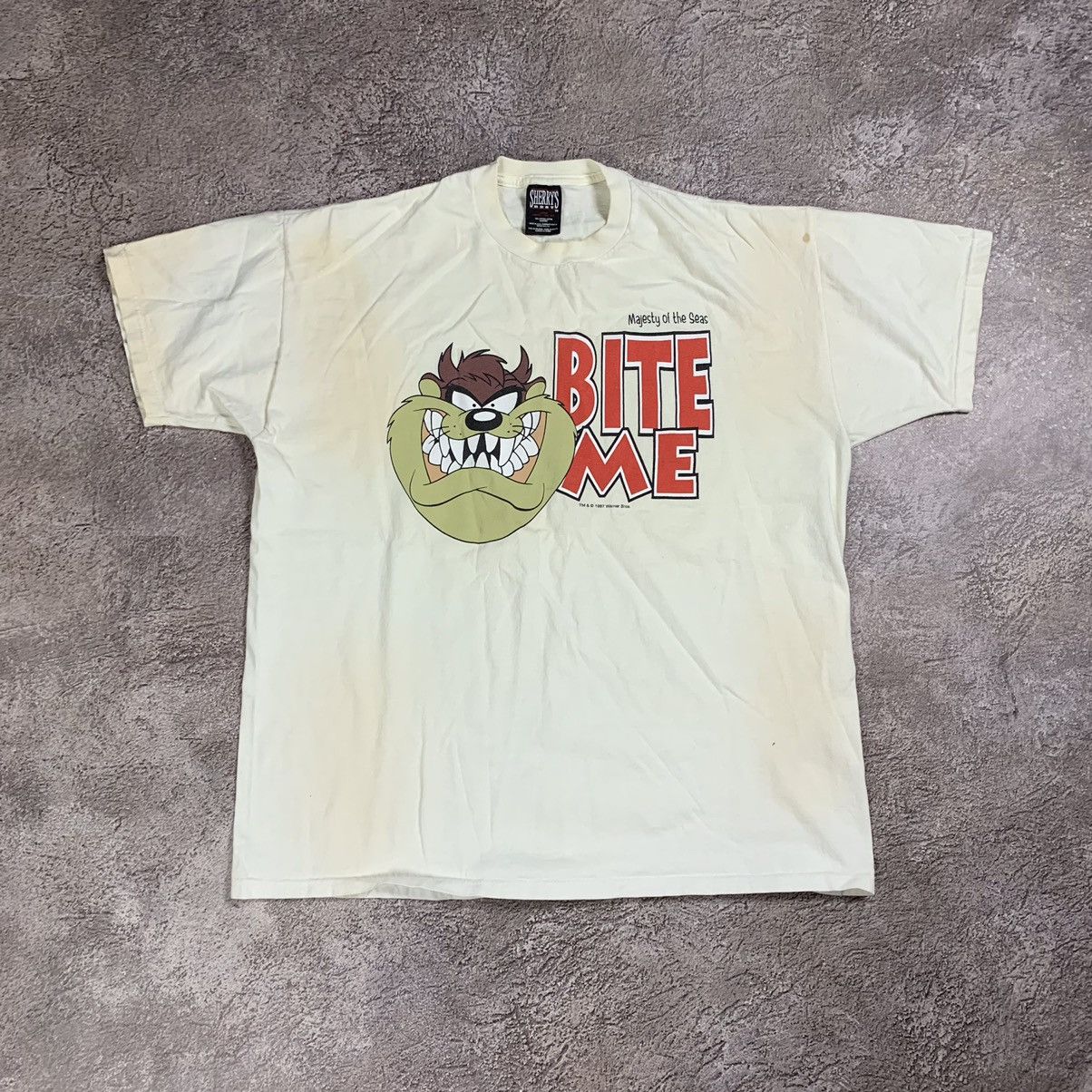 VINTAGE Y2K TAZ TASMANIAN DEVIL BITE ME WARNER BROS.