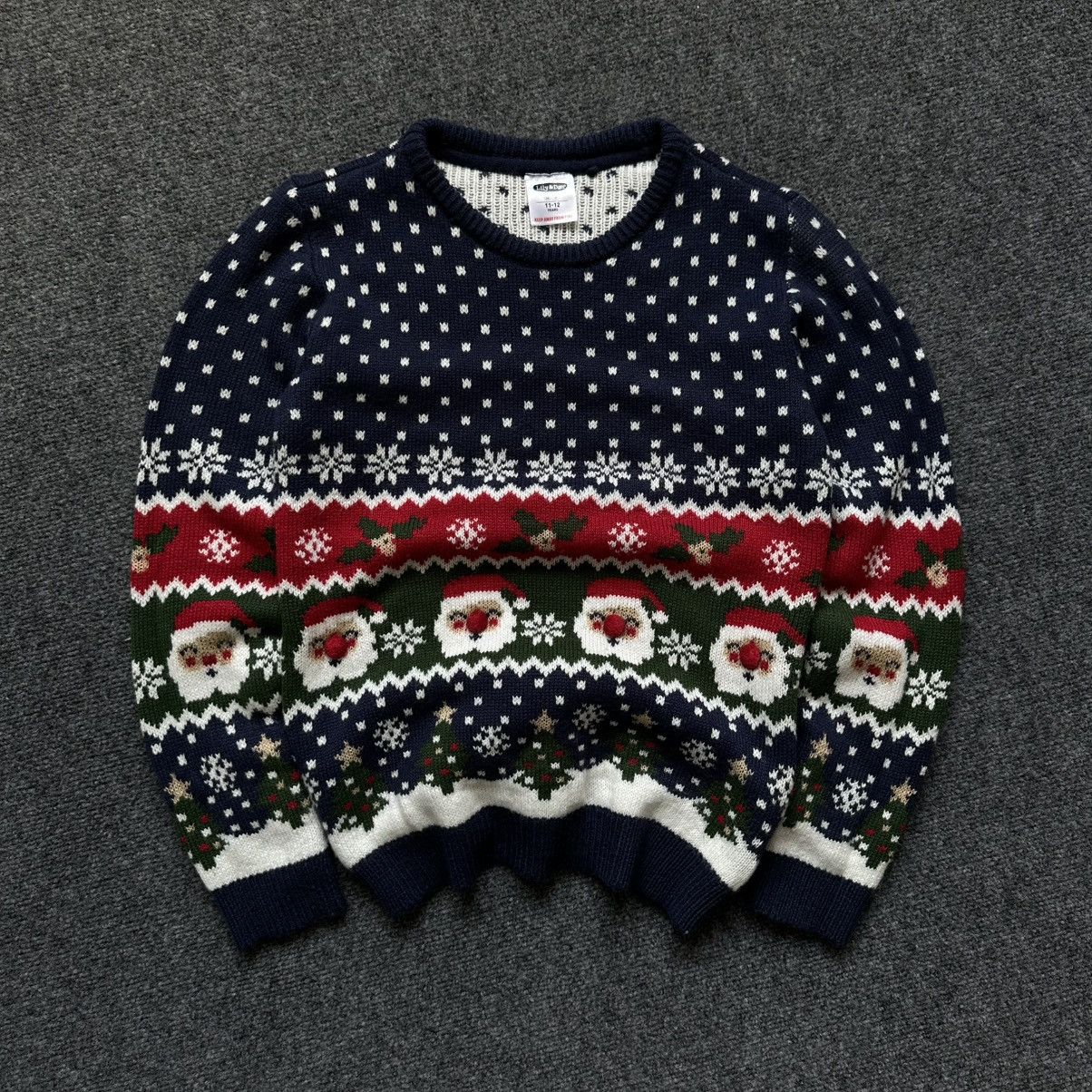 Aran Isles Knitwear VTG Kids Man Lily & Dan 11-12 Years Knit Wool Sweater Y2K Size US XXS / EU 40 - 3 Thumbnail