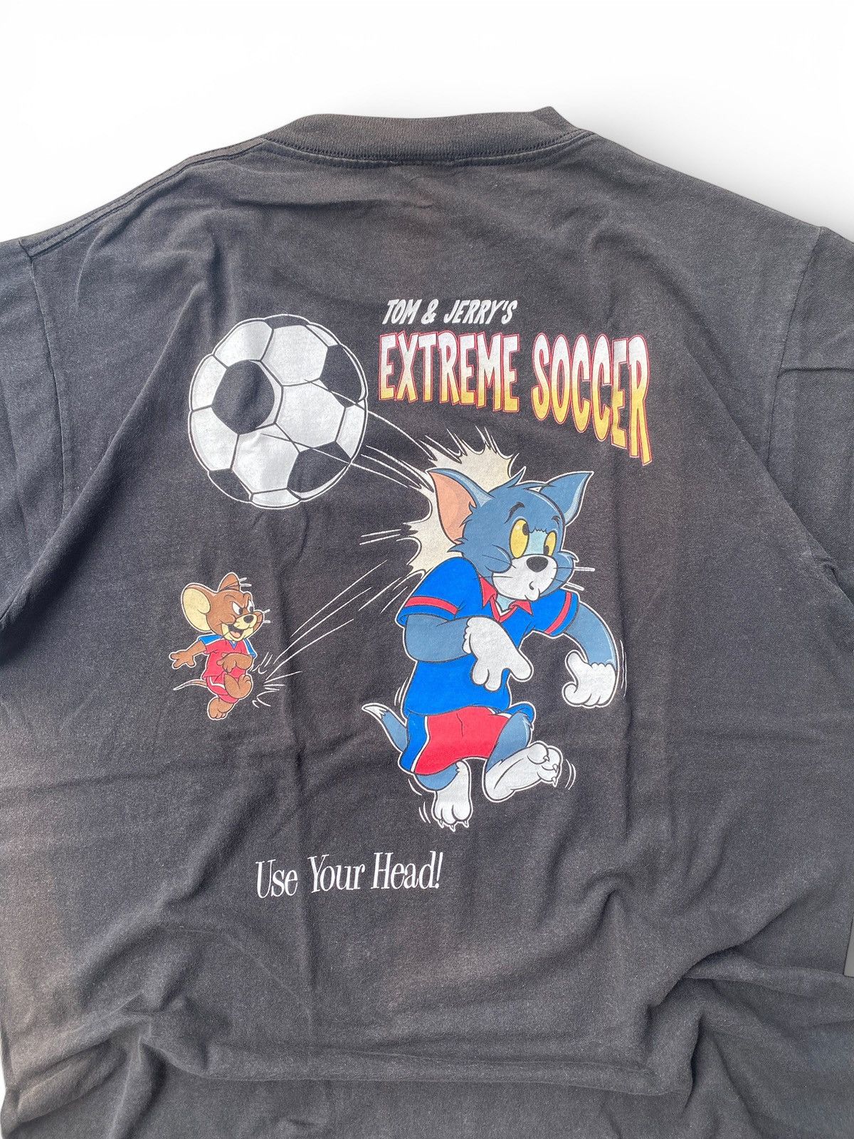 Warner Bros Vintage Tom & Jerry Extreme Soccer Warner Bros Graphic Tee Size US L / EU 52-54 / 3 - 3 Thumbnail
