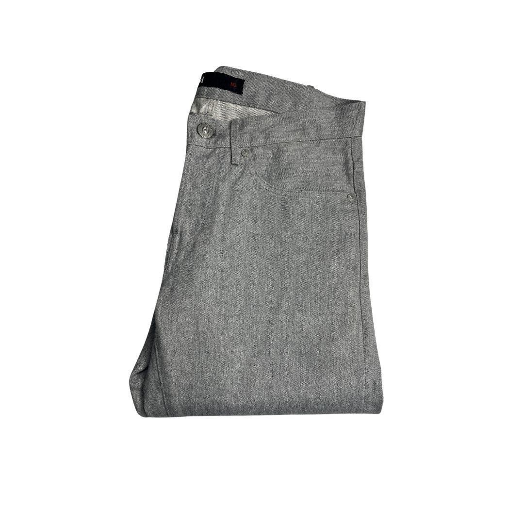 2-63 3x1 Men's Selvedge Jeans 100% Cotton Light Gray 28x34