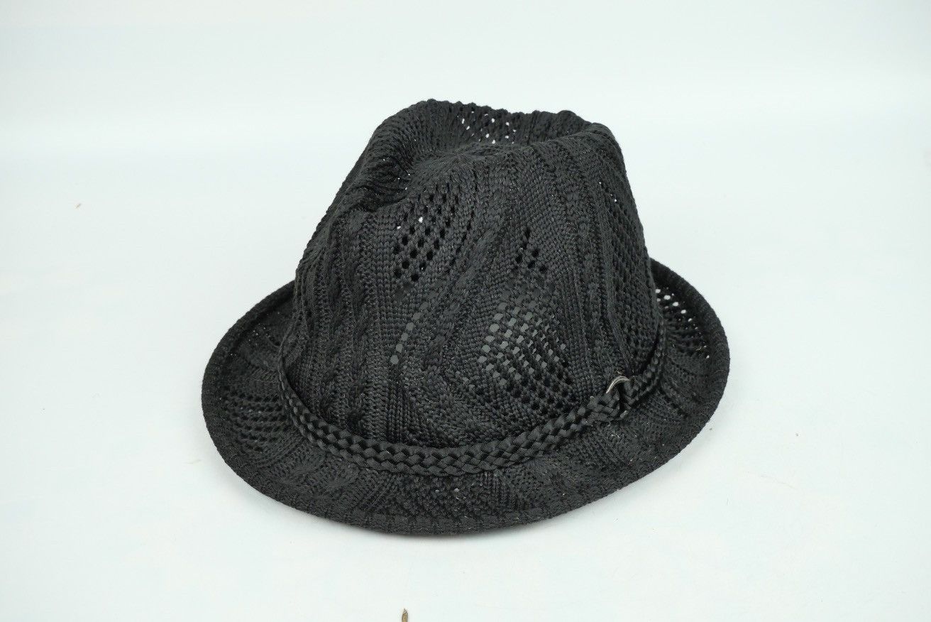 Japanese Brand Vintage Trilby Hat Black Hat Size ONE SIZE - 1 Thumbnail