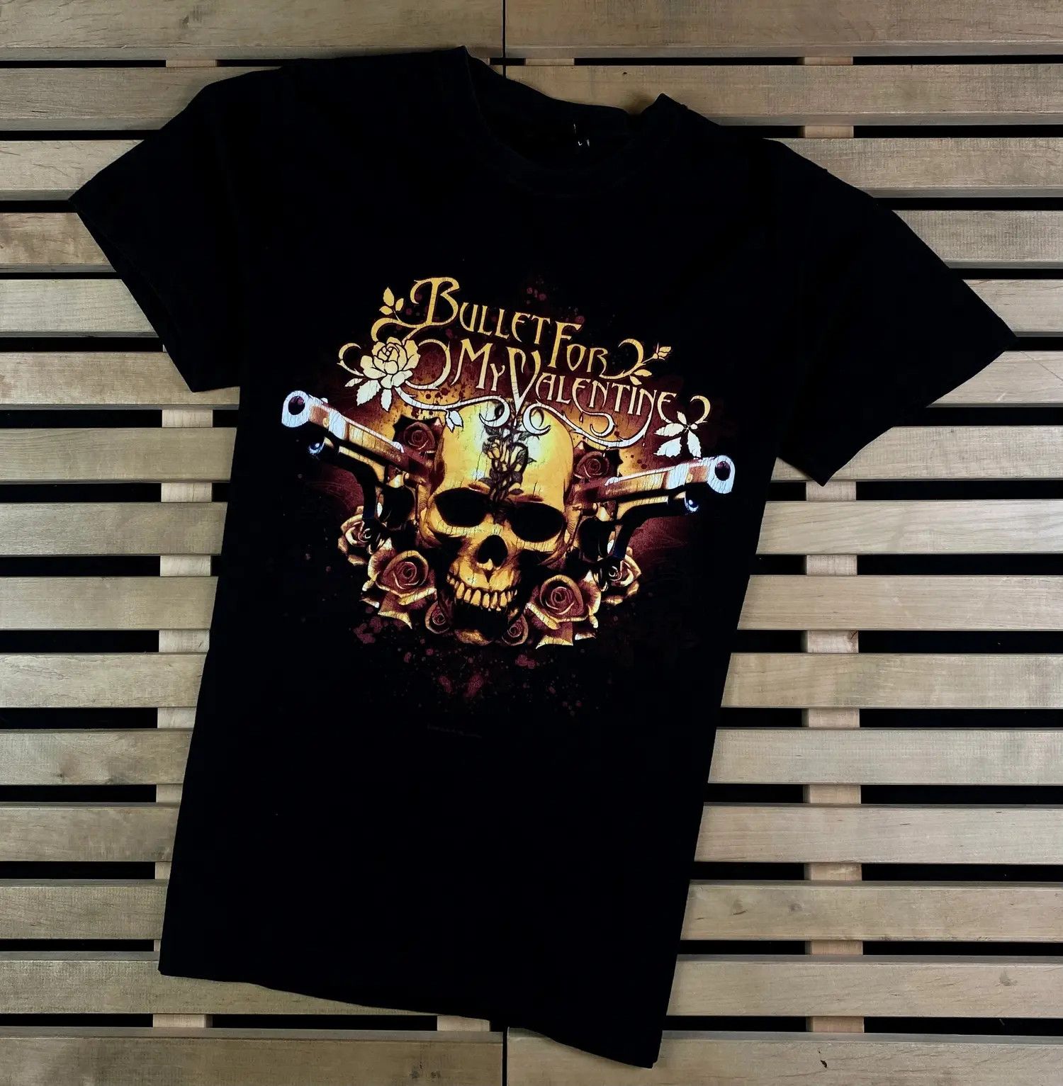 Band Tees Mens Vintage T Shirt Bullet For My Valentine Band Size L Size US L / EU 52-54 / 3 - 1 Thumbnail