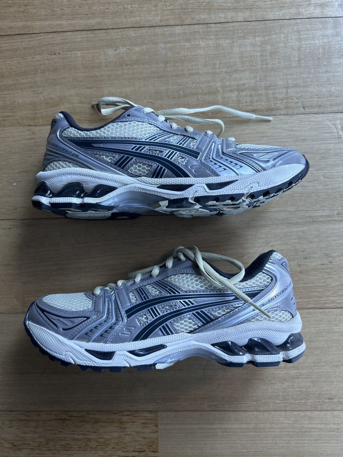 Asics Gel Kayano 14 in Oyster White/Steeple Gray Size US 6.5 / EU 39-40 - 3 Thumbnail