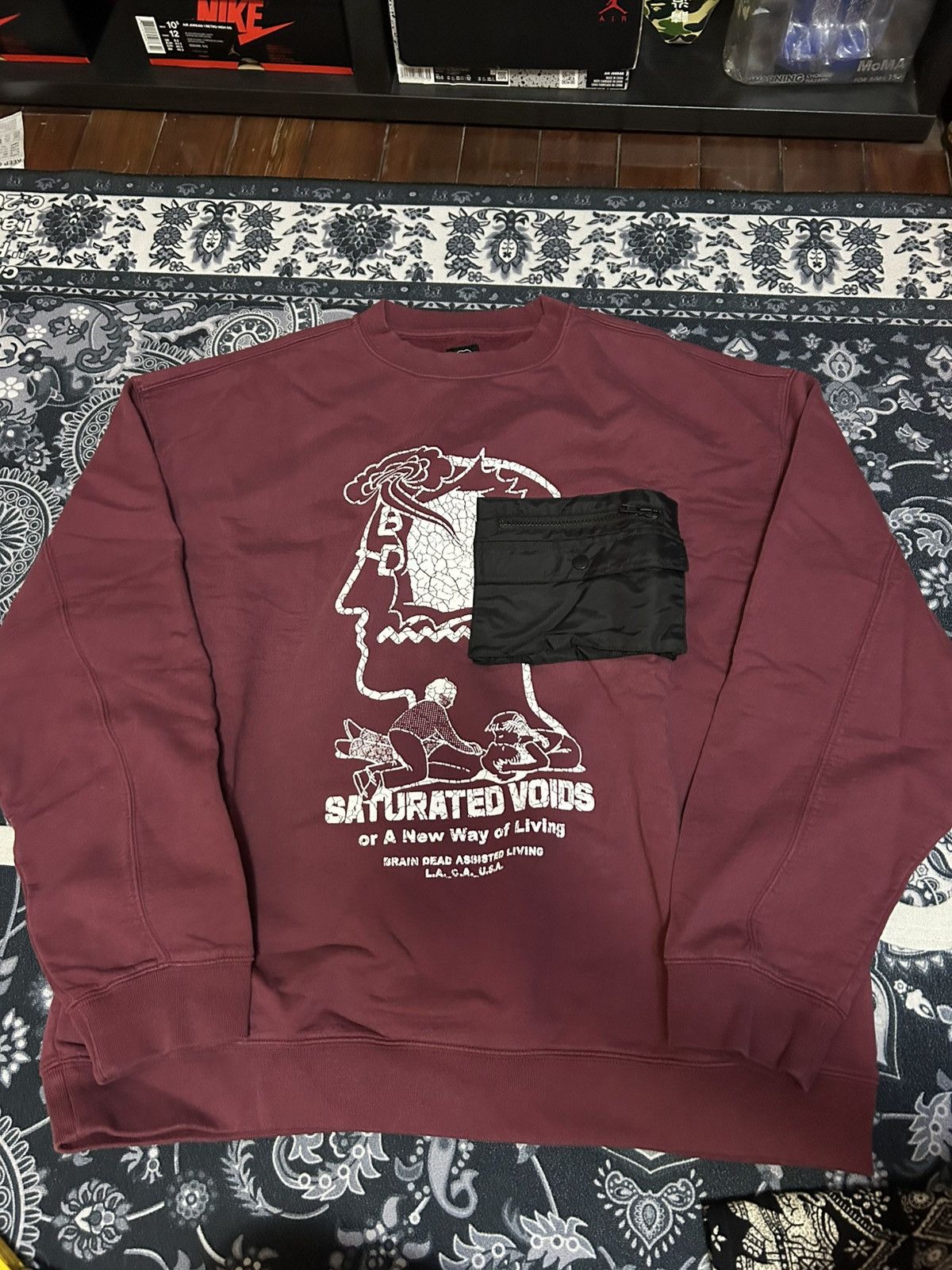 Brain Dead Brain dead saturated voids crewneck Size US XL / EU 56 / 4 - 1 Thumbnail