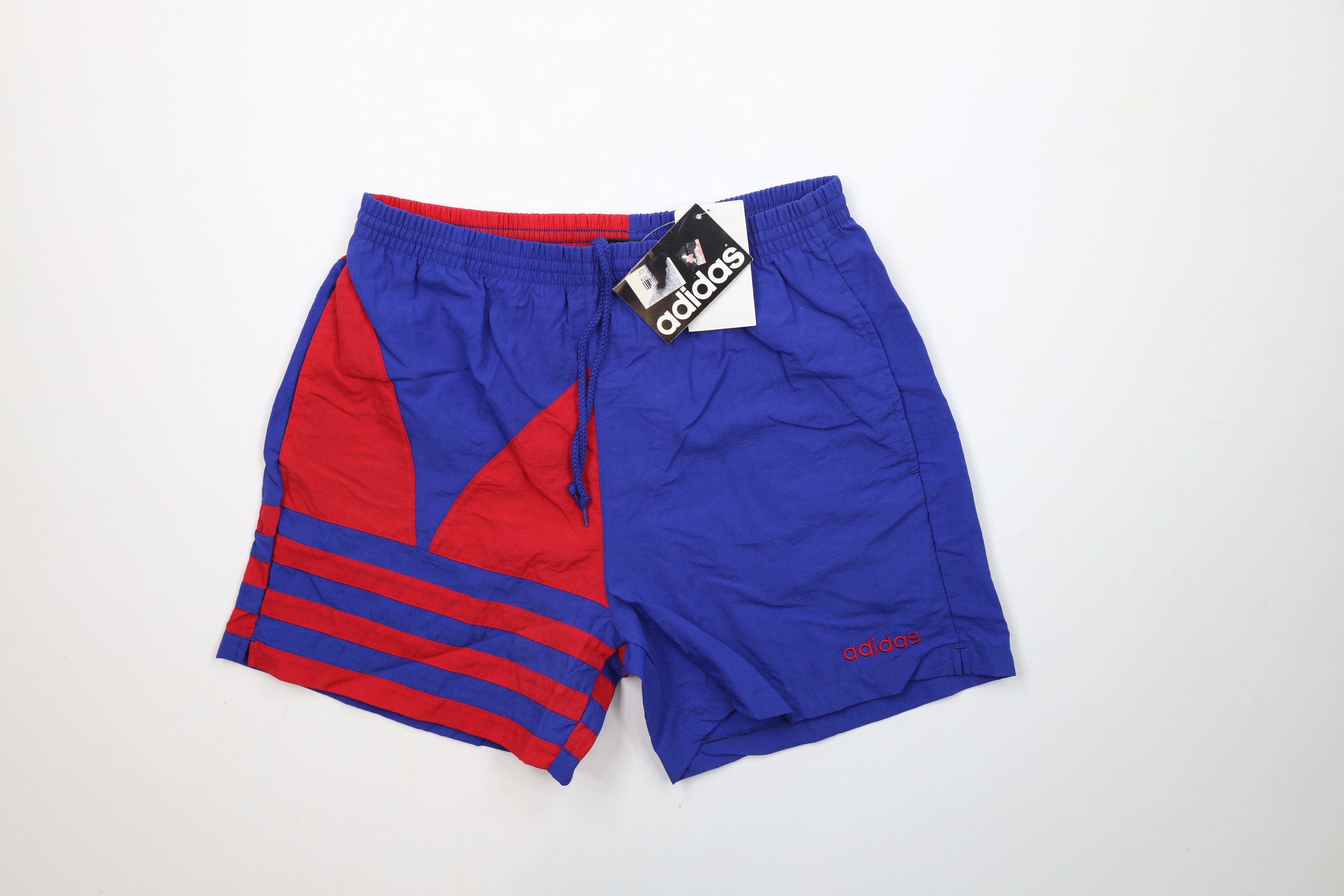 Adidas × Vintage Deadstock Vintage 90s Adidas Trefoil Running Soccer Shorts Size US 32 / EU 48 - 1 Thumbnail