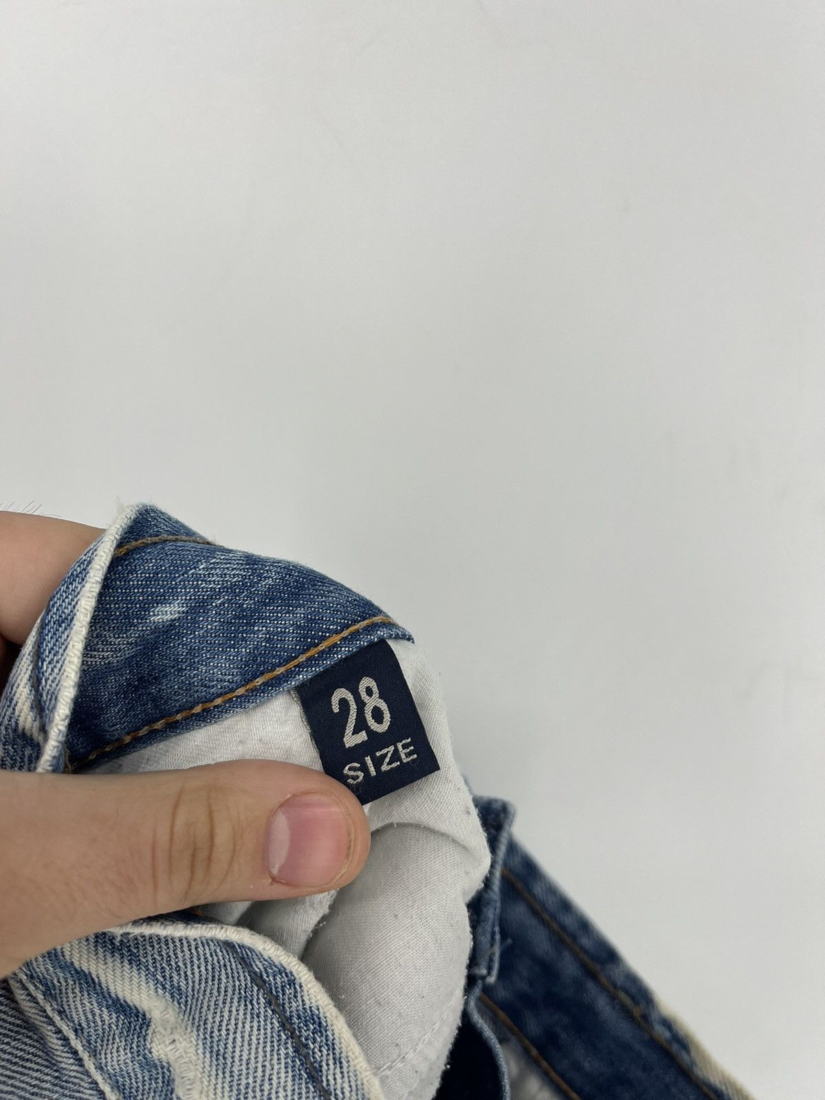 Vintage Rare Men's Jeans With Embroidered Flowers Japanese Brand Size US 28 / EU 44 - 13 Thumbnail