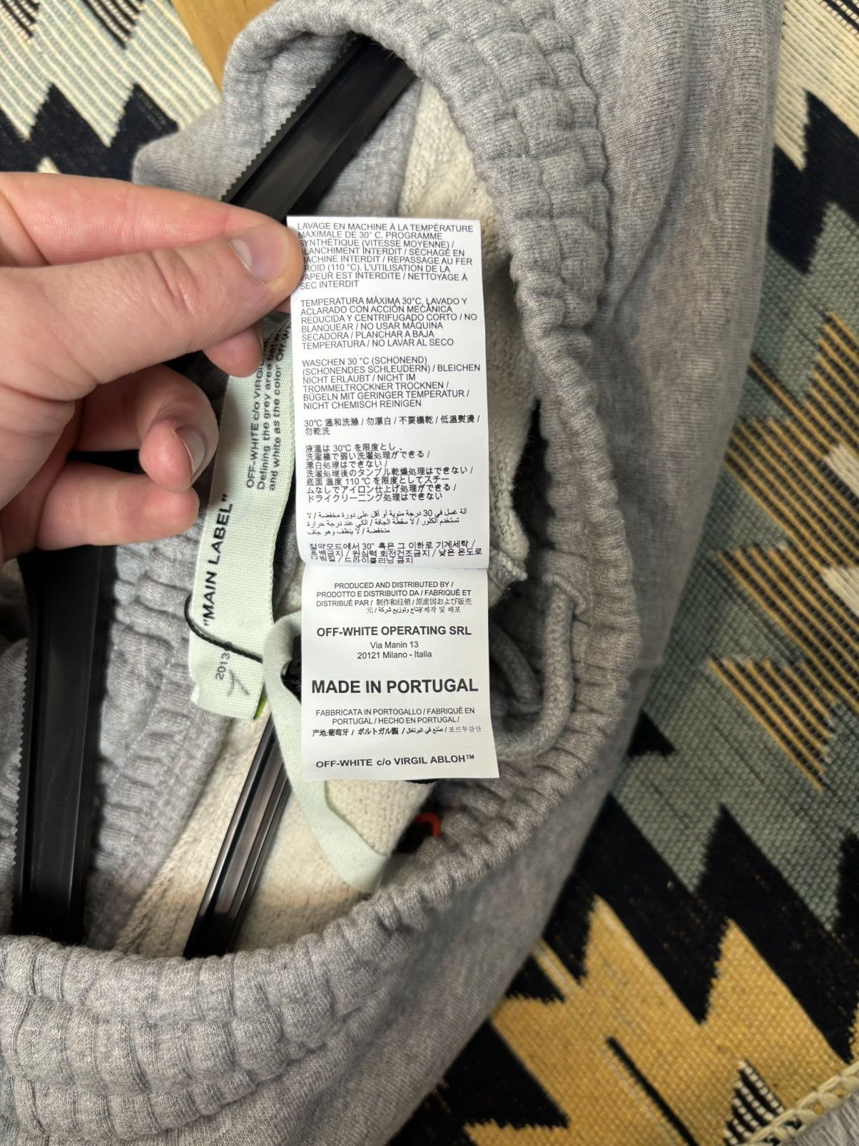 Off-White New OFF-White 3D Acrylic Arrows sweatpants XS size Size US 29 - 14 Thumbnail