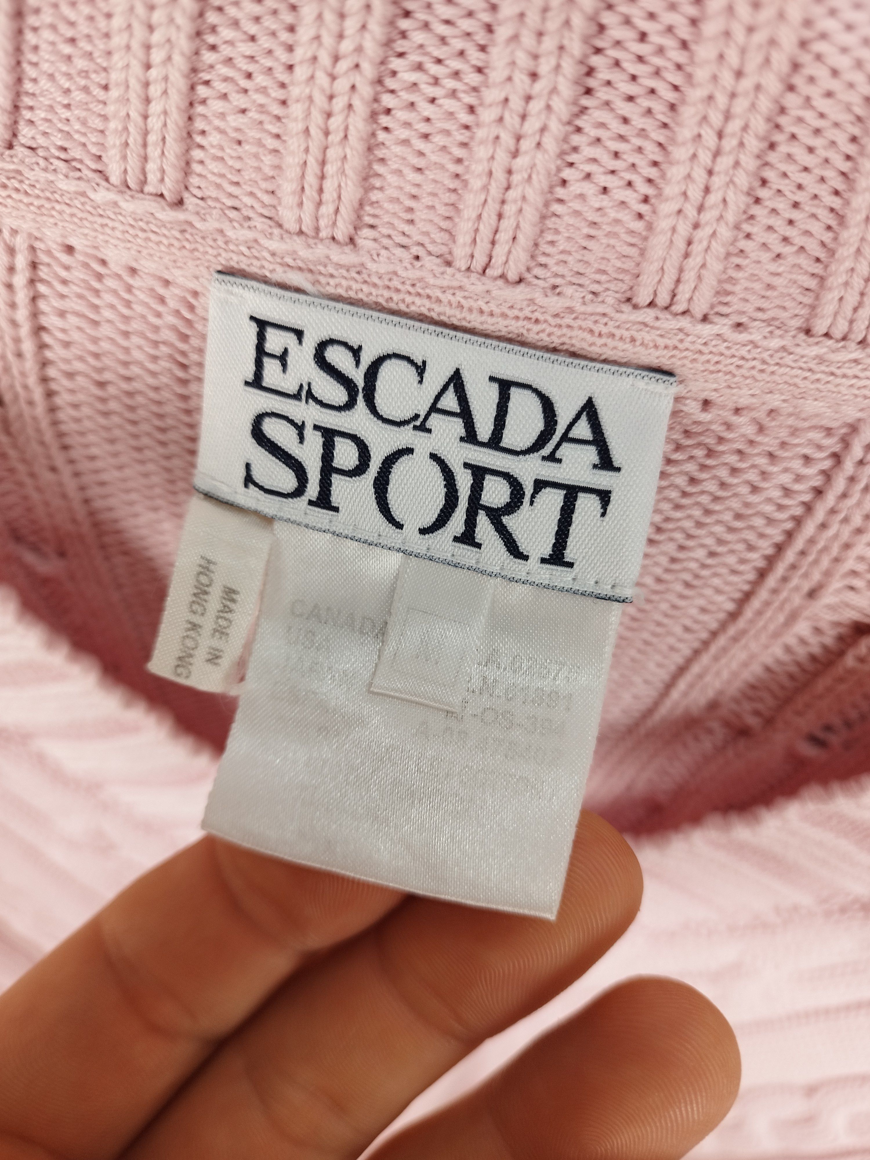 Escada Sport Vintage 90s Escada Sport Cable Knit Sweater Size M / US 6-8 / IT 42-44 - 10 Thumbnail
