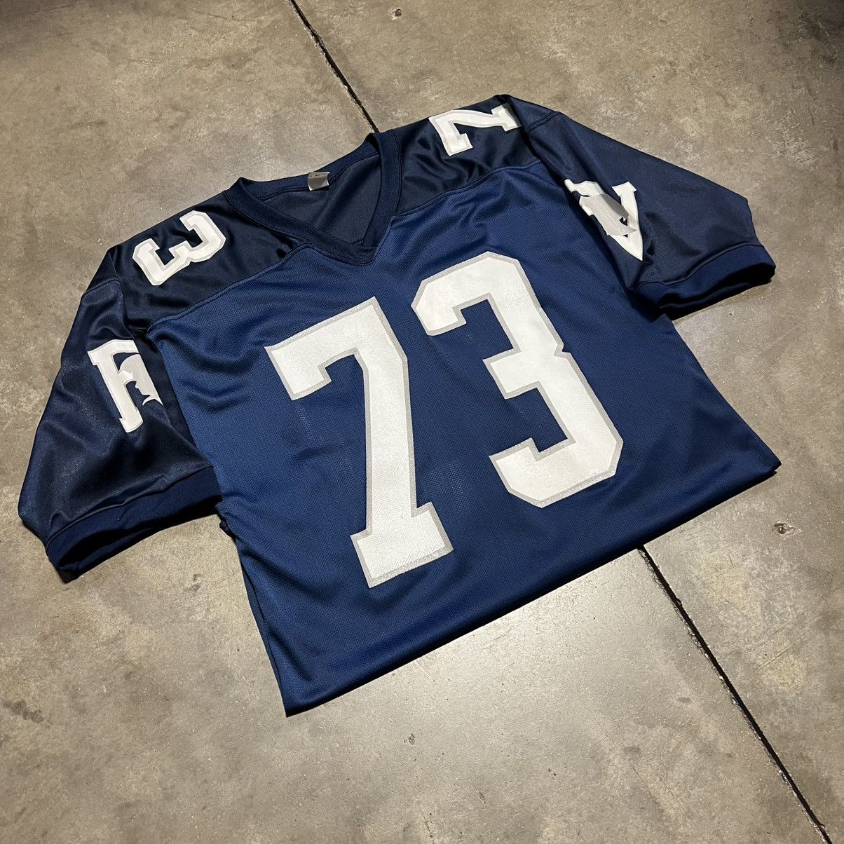 Vintage Vintage Mesh Football Jersey Practice Warm Up Cropped 80s Size US L / EU 52-54 / 3 - 2 Thumbnail