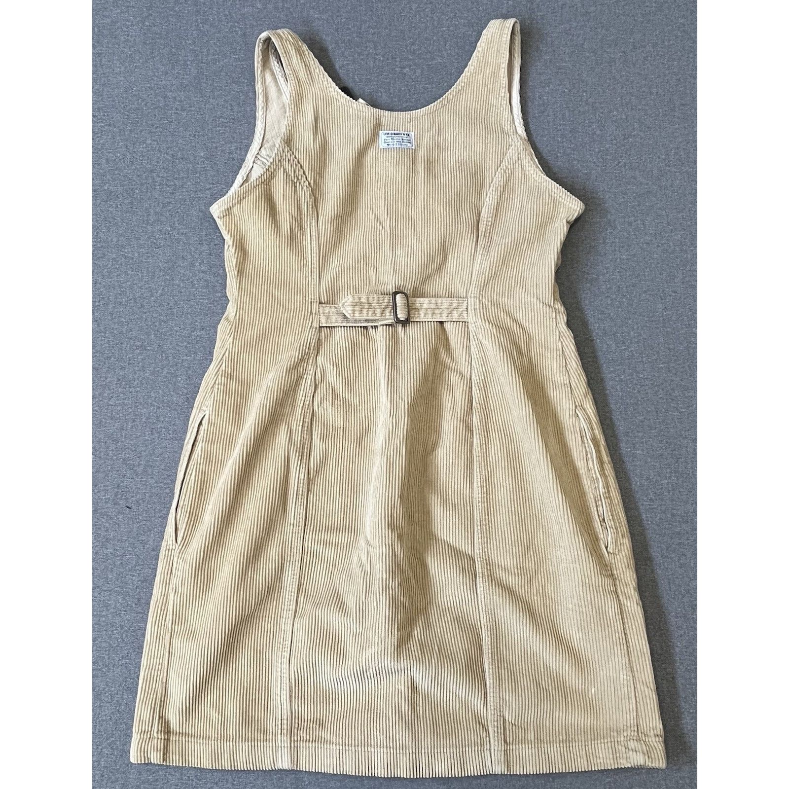 Levi's Levi's Tuli Corduroy Women Mini Dress, L 100% Cotton, NWT Size L / US 10 / IT 46 - 2 Thumbnail