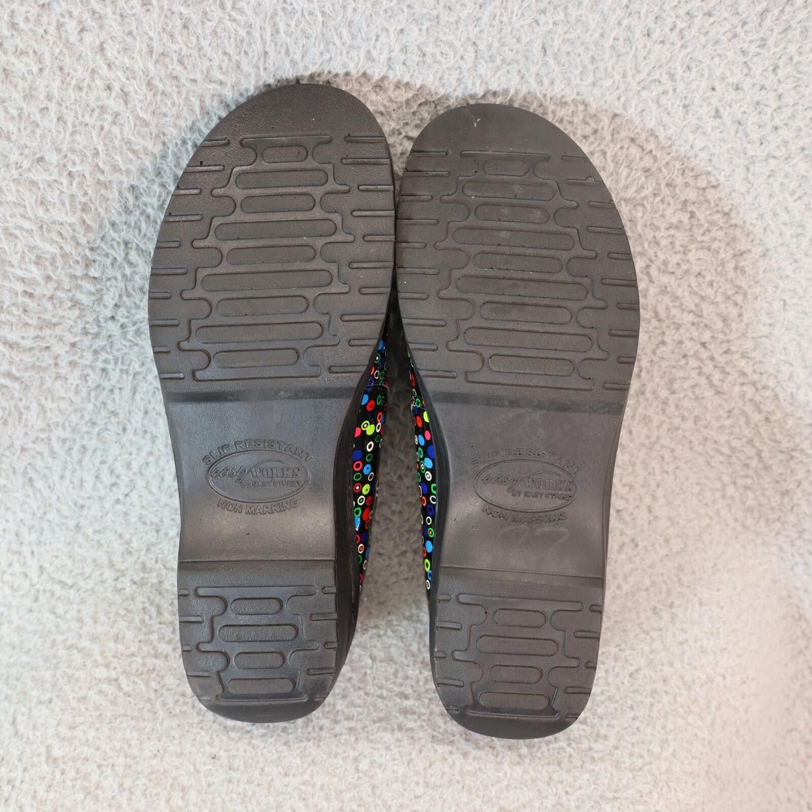 Other Easy Works By Easy Street Slip On Clogs 9M Tiffany Patent Size US 9 / IT 39 - 8 Thumbnail