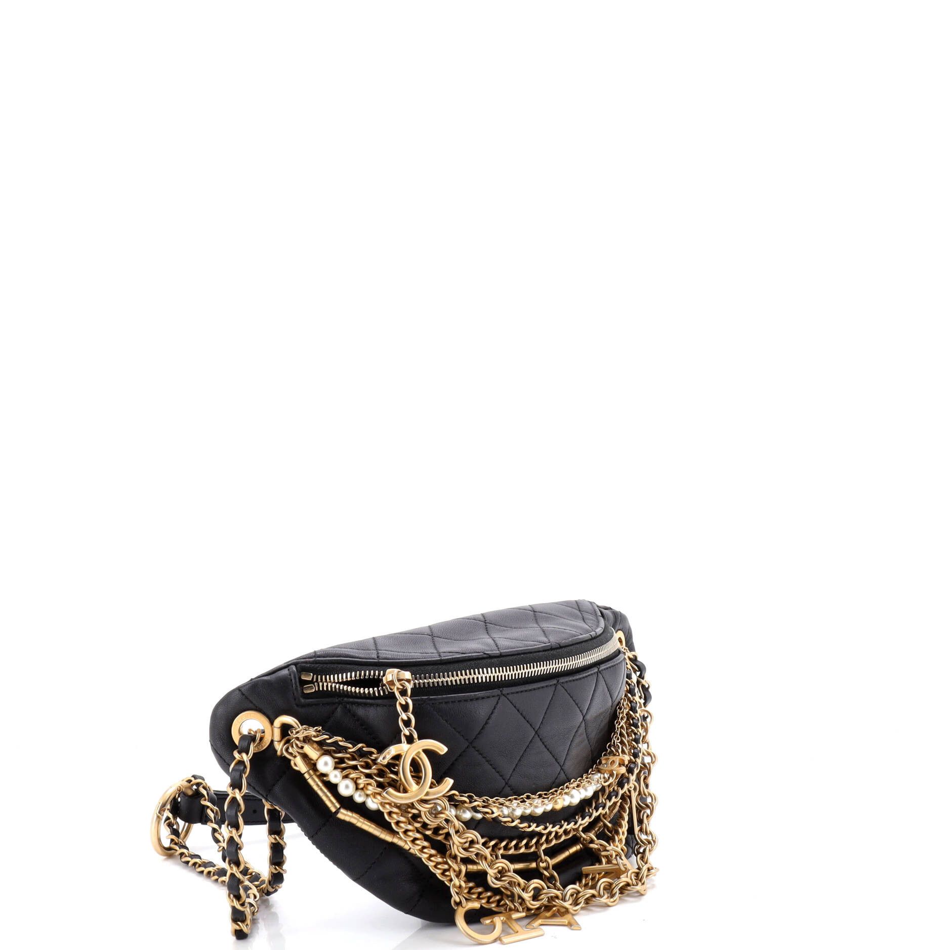 Chanel All About Chains Waist Bag Quilted Lambskin Size ONE SIZE - 1 Thumbnail