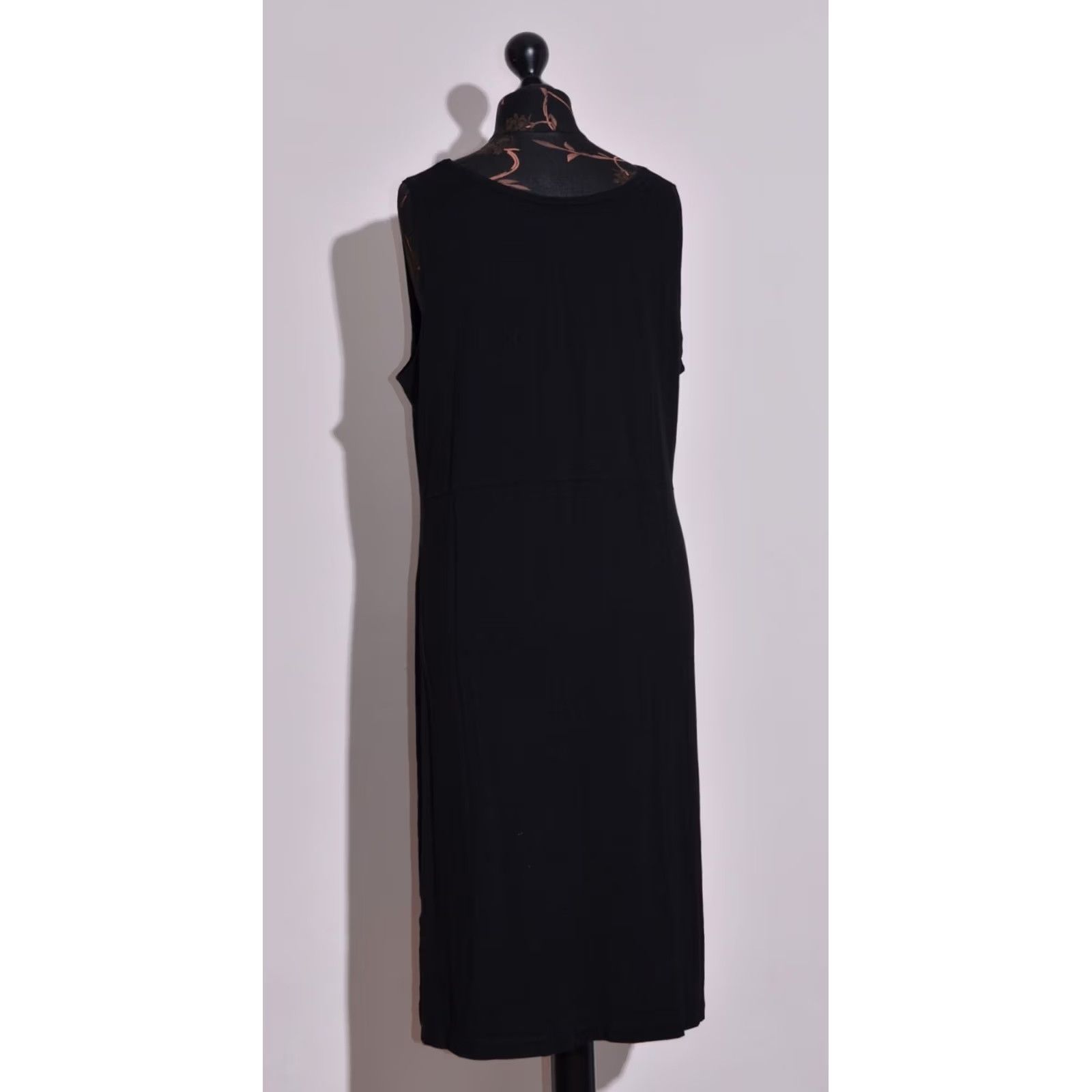 Vintage Gudrun Sjoden Womens Black Sleeveless Dress Stretchy Size XL Dress XS? Size XL / US 12-14 / IT 48-50 - 4 Thumbnail