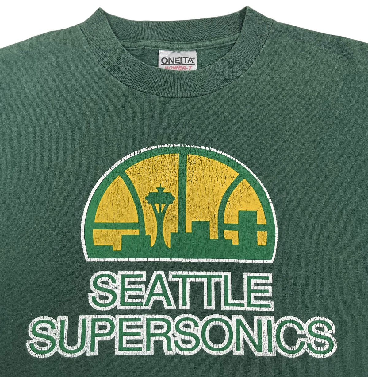 NBA × Vintage 90s Vintage Seattle Supersonics Basketball Team Size US M / EU 48-50 / 2 - 2 Thumbnail