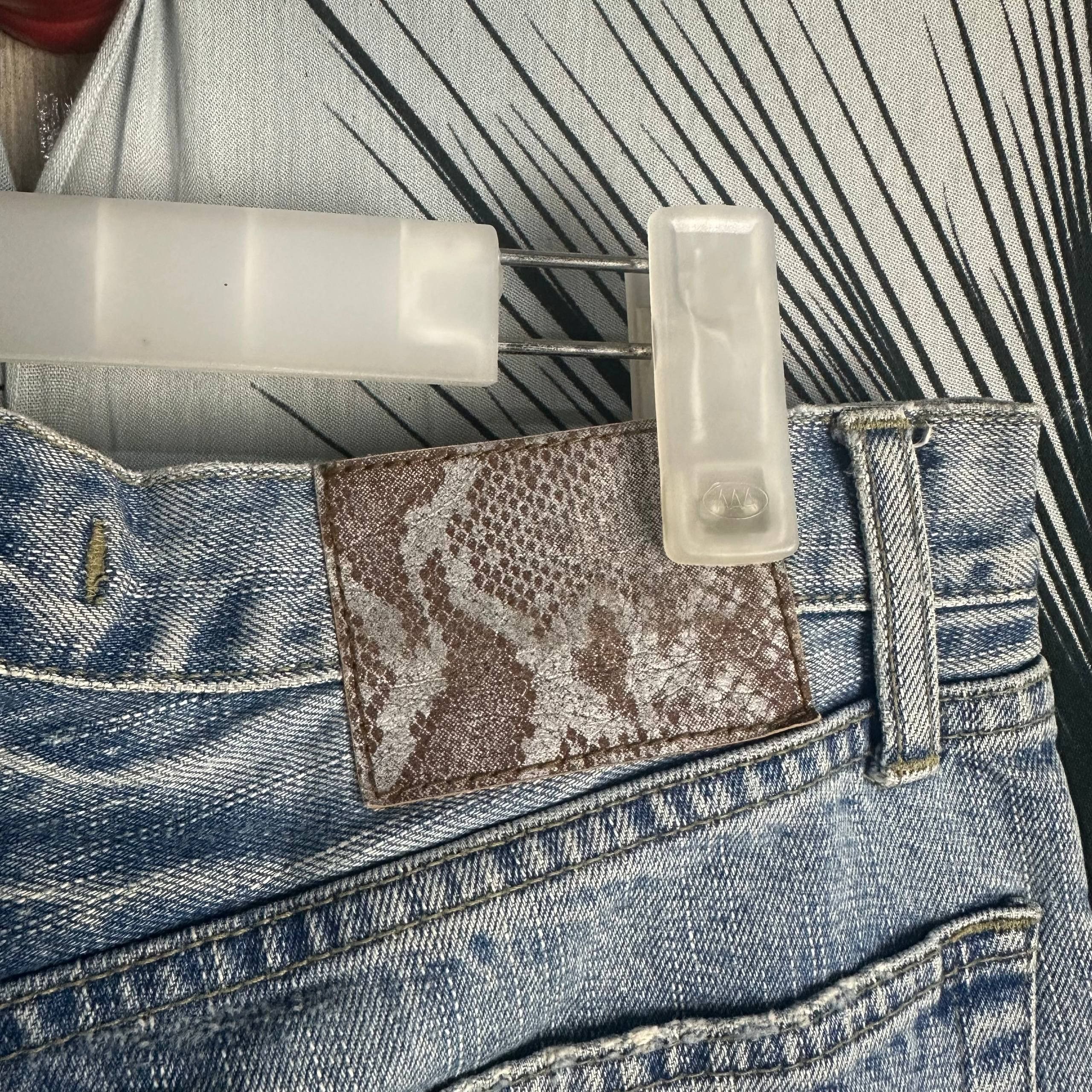 PPFM 2000s PPFM Punk Distressed Denim Pant Size US 32 / EU 48 - 17 Thumbnail