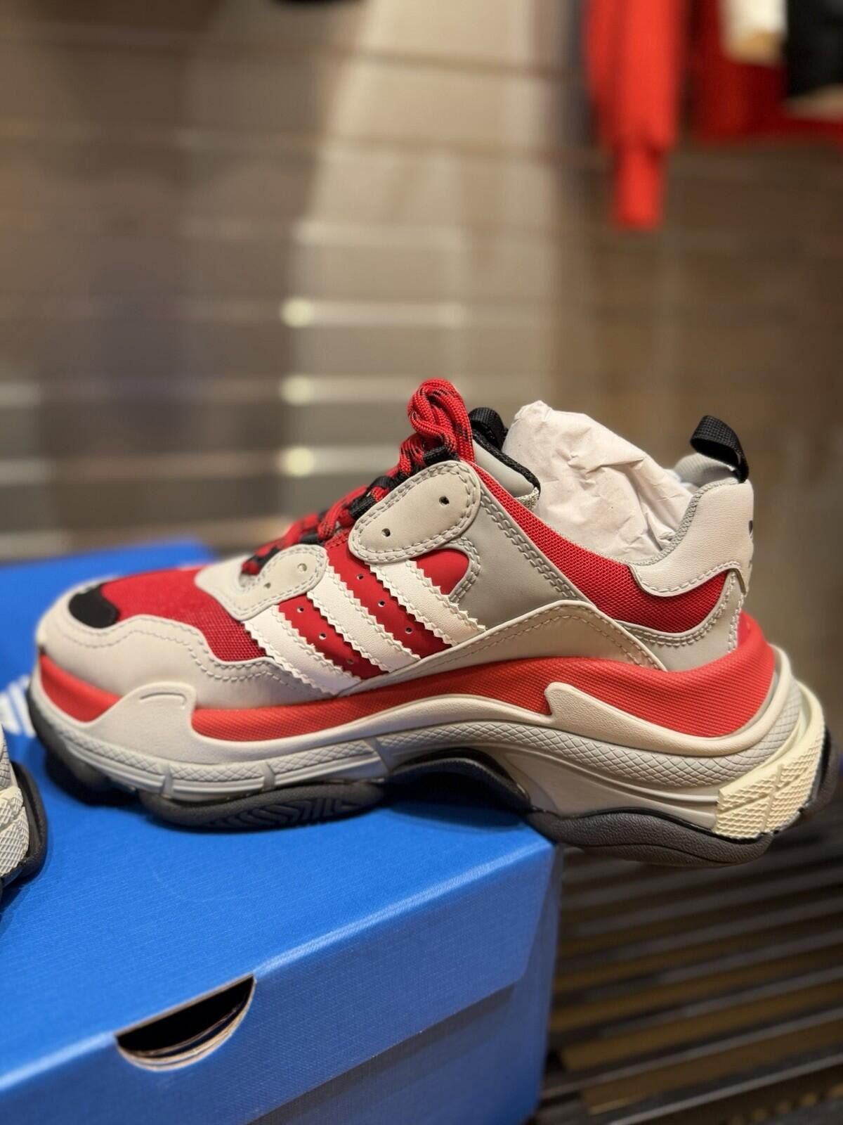 Balenciaga Adidas x Balenciaga Triple S Sneaker 'Red Grey 7US/40EU New Size US 7 / EU 40 - 12 Thumbnail