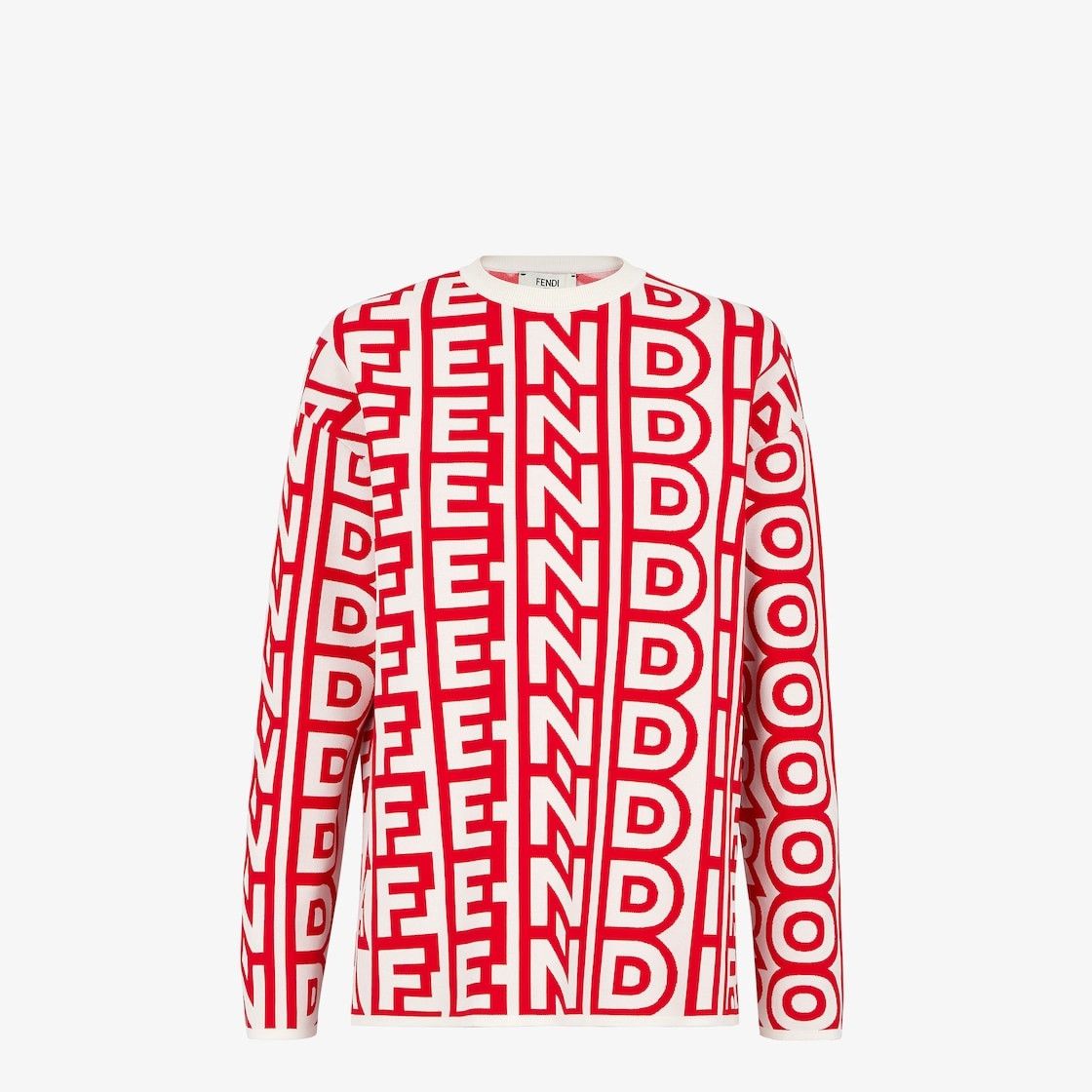 Fendi o1loc1c0824 Pullover in Red/White Size XS / US 0-2 / IT 36-38 - 1 Thumbnail