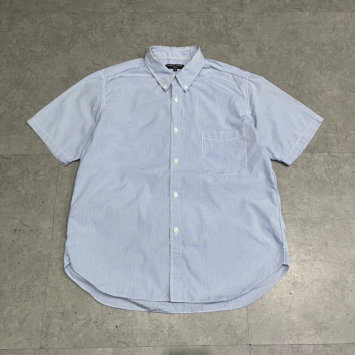 AD2008 Comme Des Garcons Homme gingham button up shirt