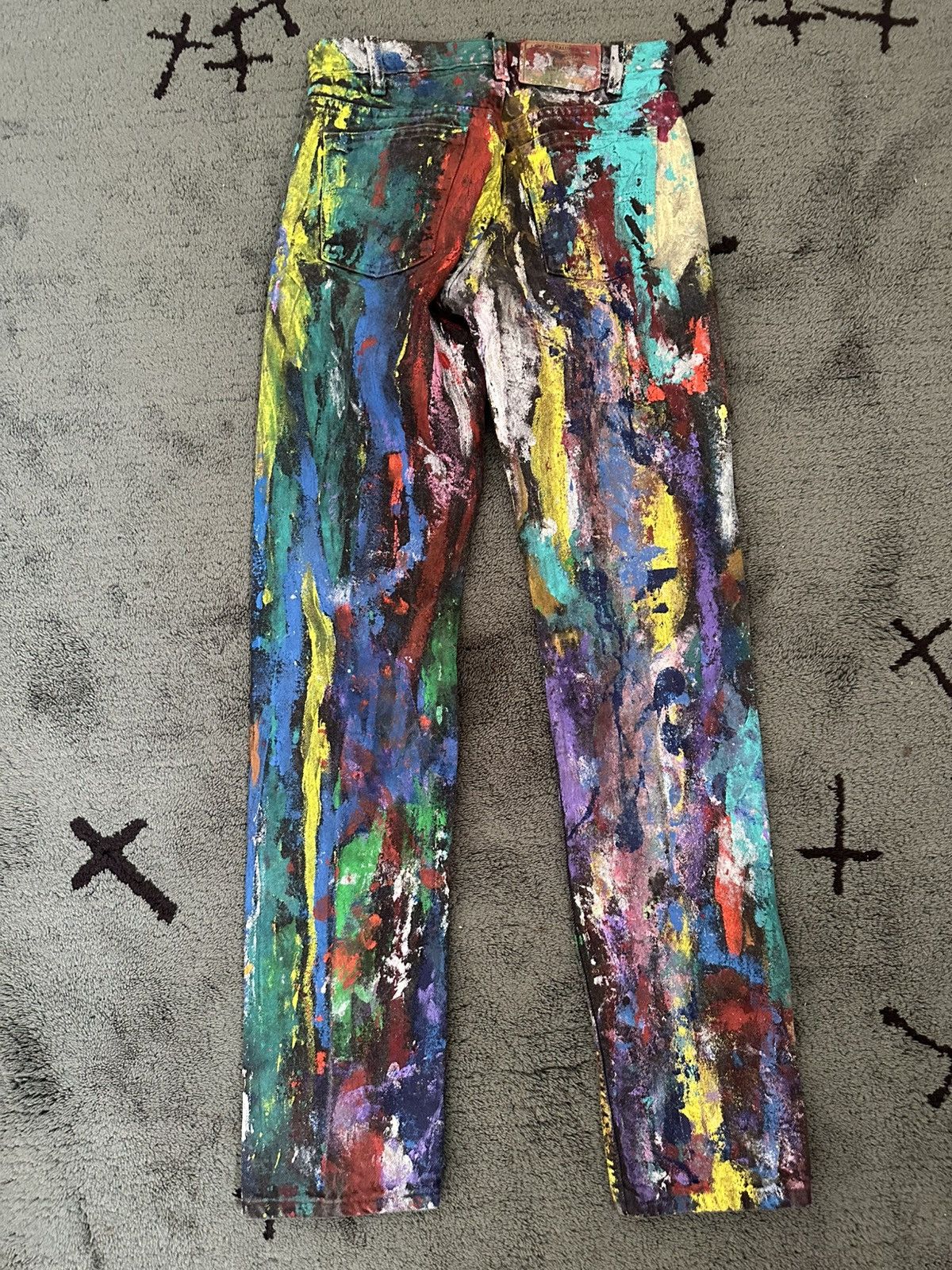 Levi's Vintage Hand-Painted Levis 90’s Size US 30 / EU 46 - 1 Thumbnail