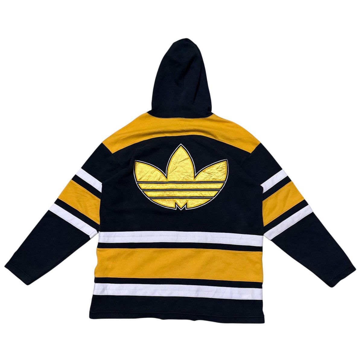 Adidas Vintage Adidas Big Logo Hoodie Size US L / EU 52-54 / 3 - 2 Thumbnail