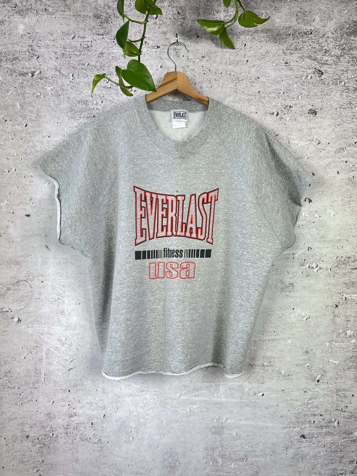 Everlast cut off sweatshirt hotsell