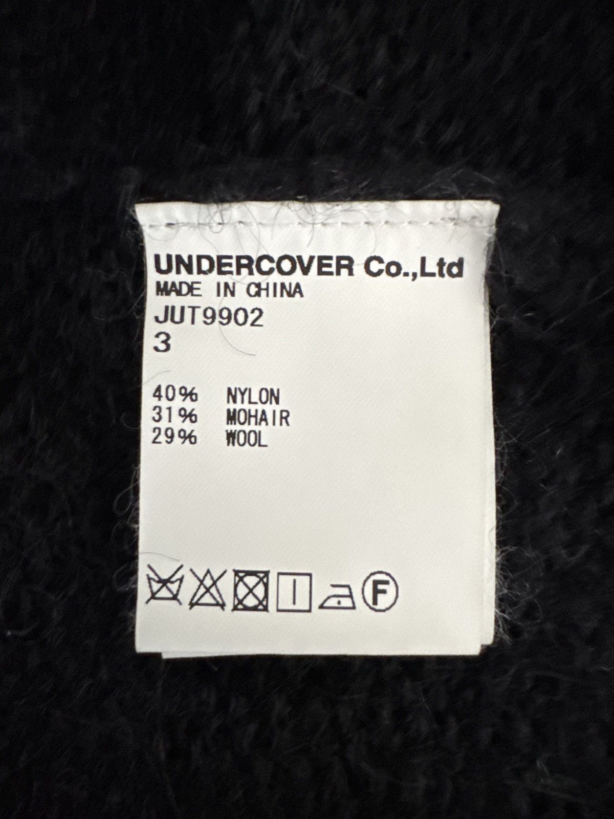 Undercover John Undercover AW17 Black Mohair Blend Knit Sweater Size US L / EU 52-54 / 3 - 4 Thumbnail