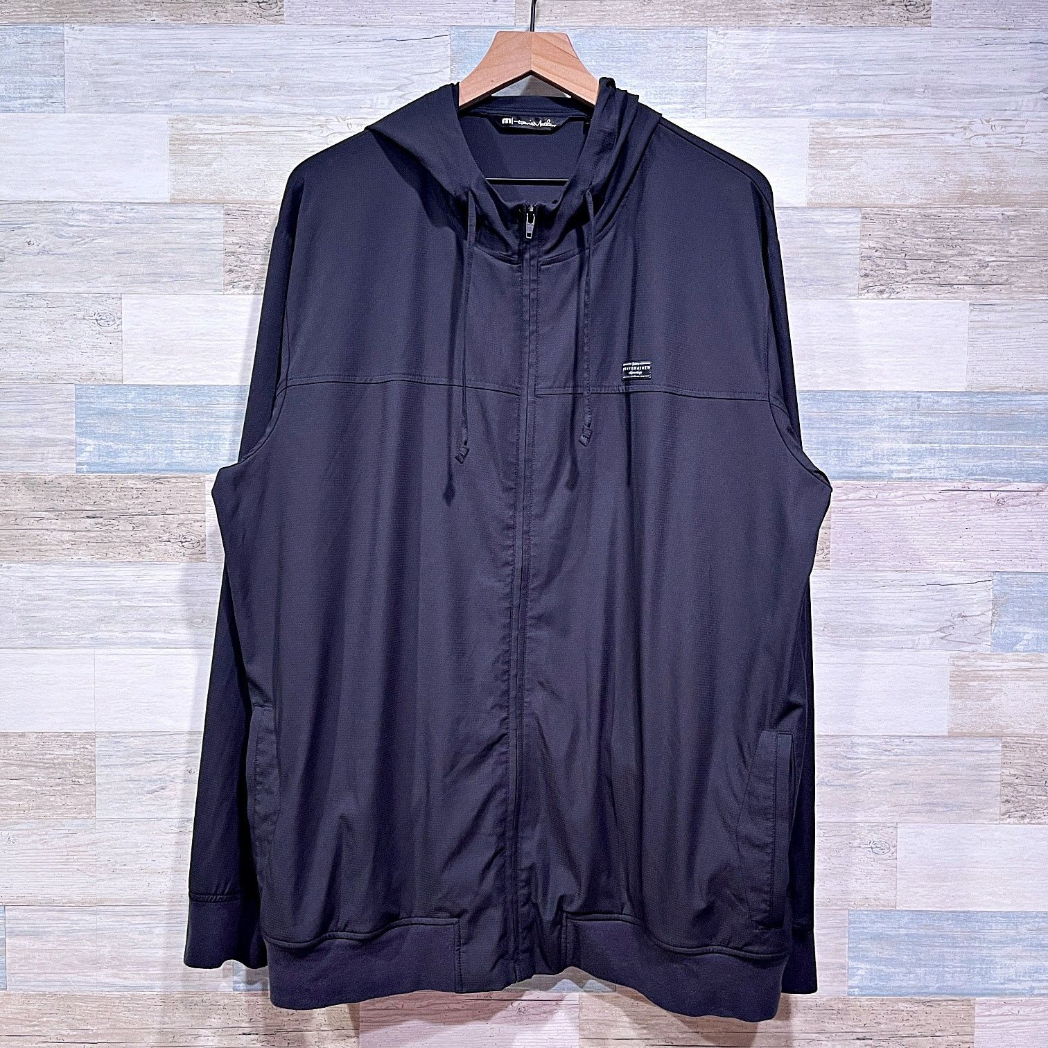 TravisMathew Travis Mathew Wanderlust Hoodie Golf Jacket Black Zip XXL Size US XXL / EU 58 / 5 - 1 Thumbnail