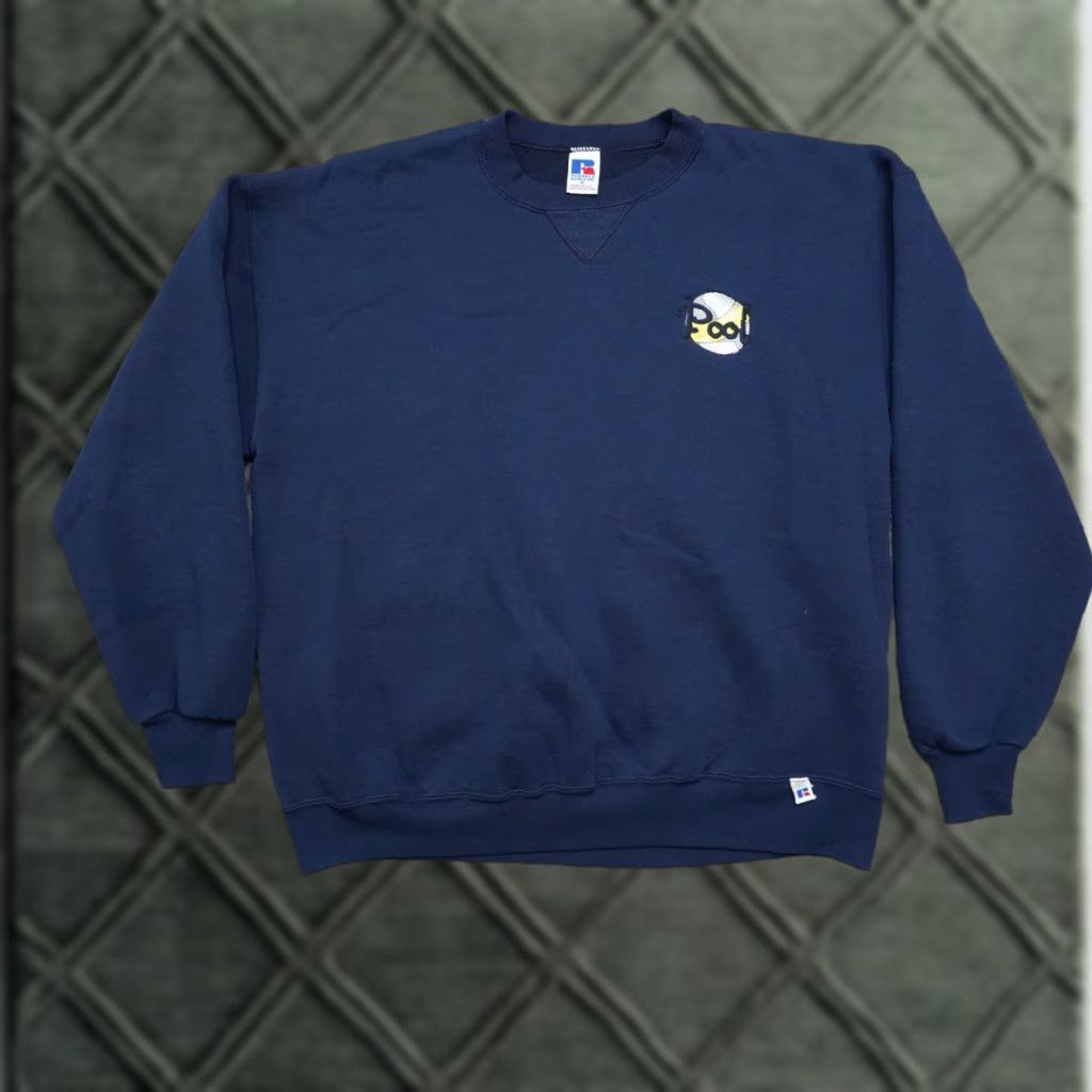 Russell Athletic VINTAGE Russell Athletic Sweatshirt Mens XL Blue Pool Made In USA Crewneck Size US XL / EU 56 / 4 - 1 Thumbnail