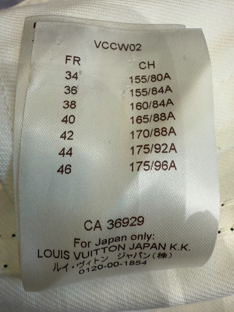 Louis Vuitton Louis Vuitton Embroidered white denim jacket Size S / US 4 / IT 40 - 9 Thumbnail