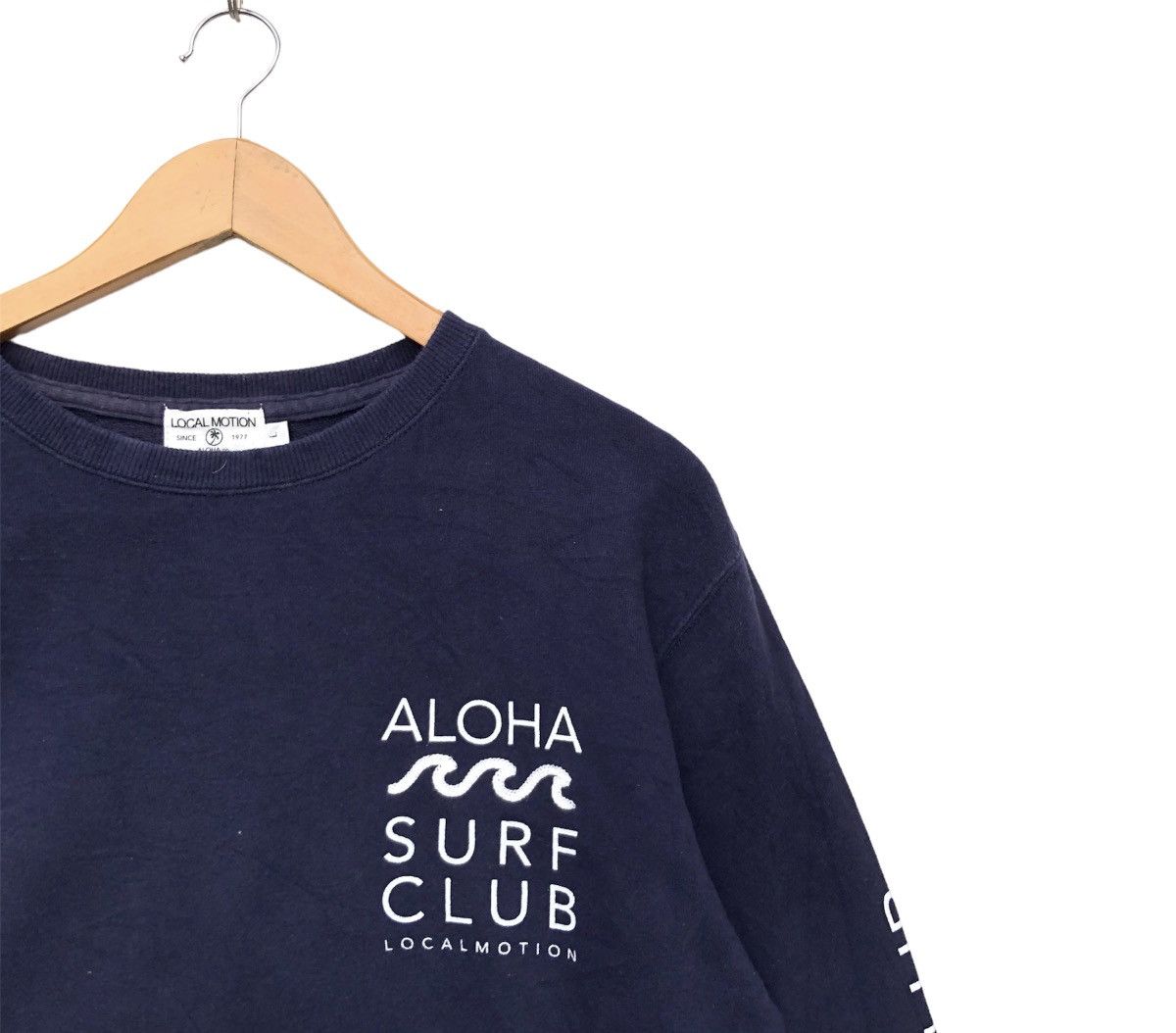 Japanese Brand Aloha Surf Club by Local Motion Sweatshirt | Spell Out | L Size US L / EU 52-54 / 3 - 5 Thumbnail