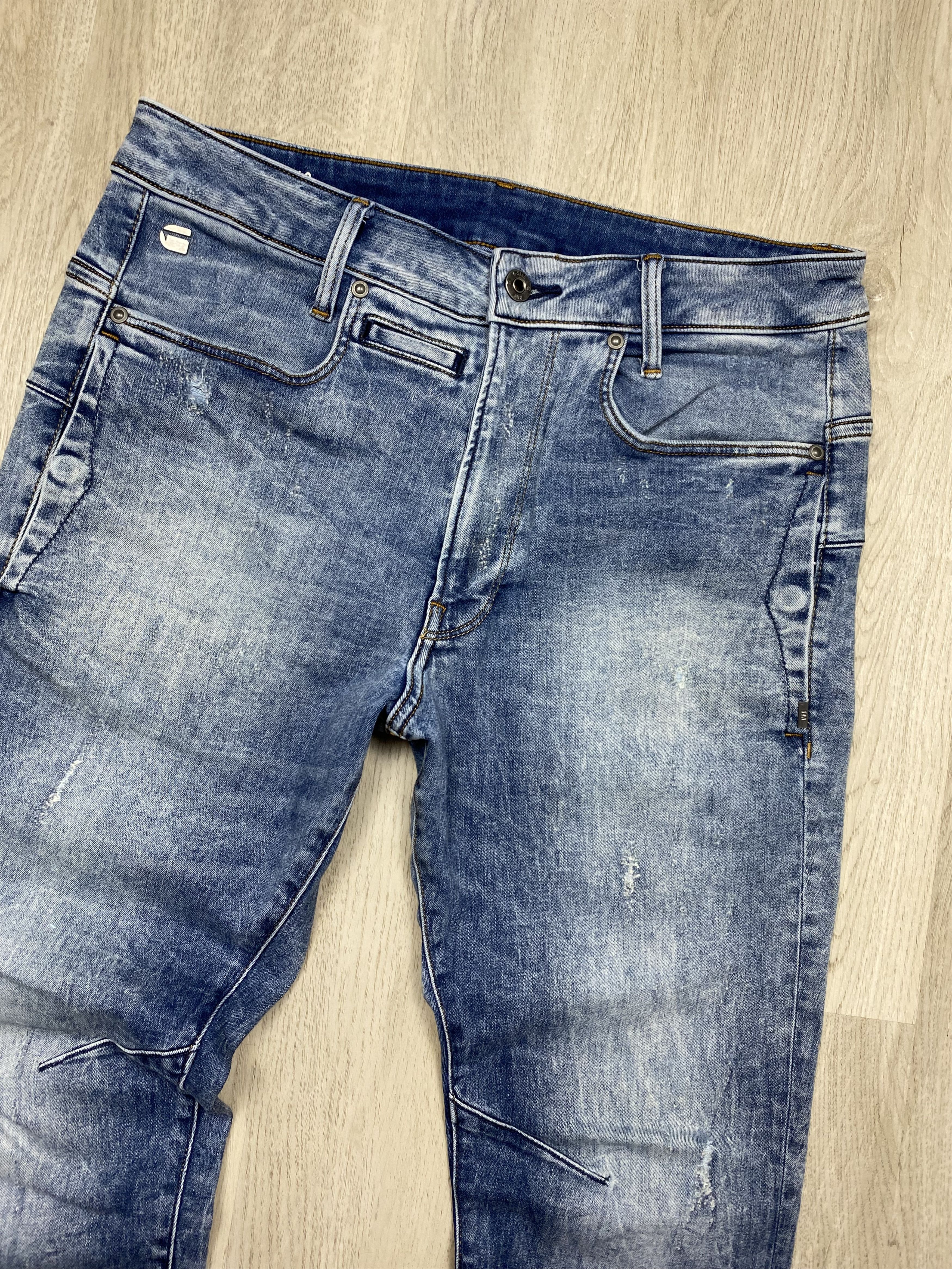 G-Star G Star Raw Vintage Mens D-Staq 3D Skinny Denim Pants Jeans Size US 30 / EU 46 - 2 Thumbnail