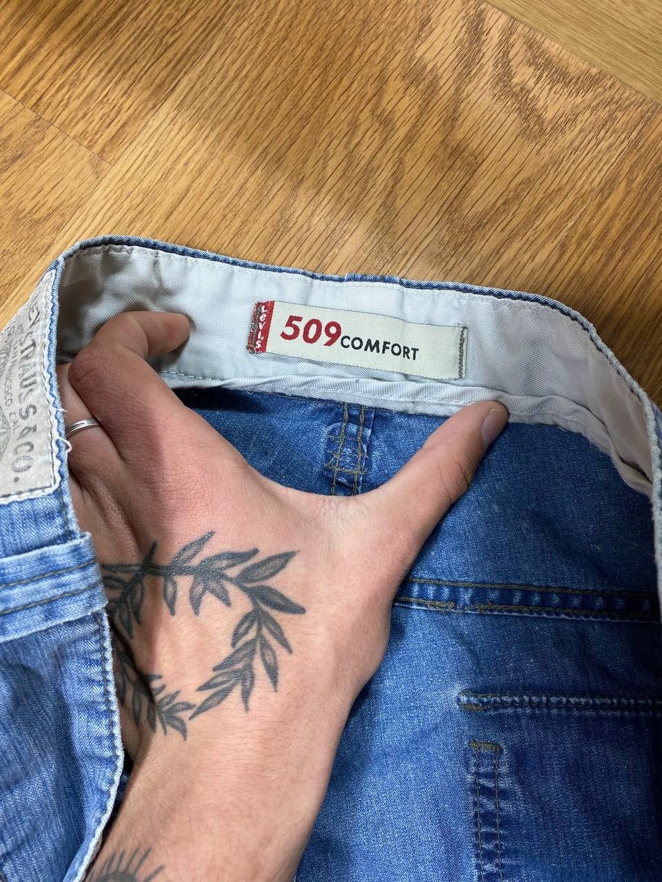 Japanese Brand × Levi's Crazy Crash Dirty Baggy Faded Jean Japan Avant Garde Style Size US 34 / EU 50 - 20 Thumbnail