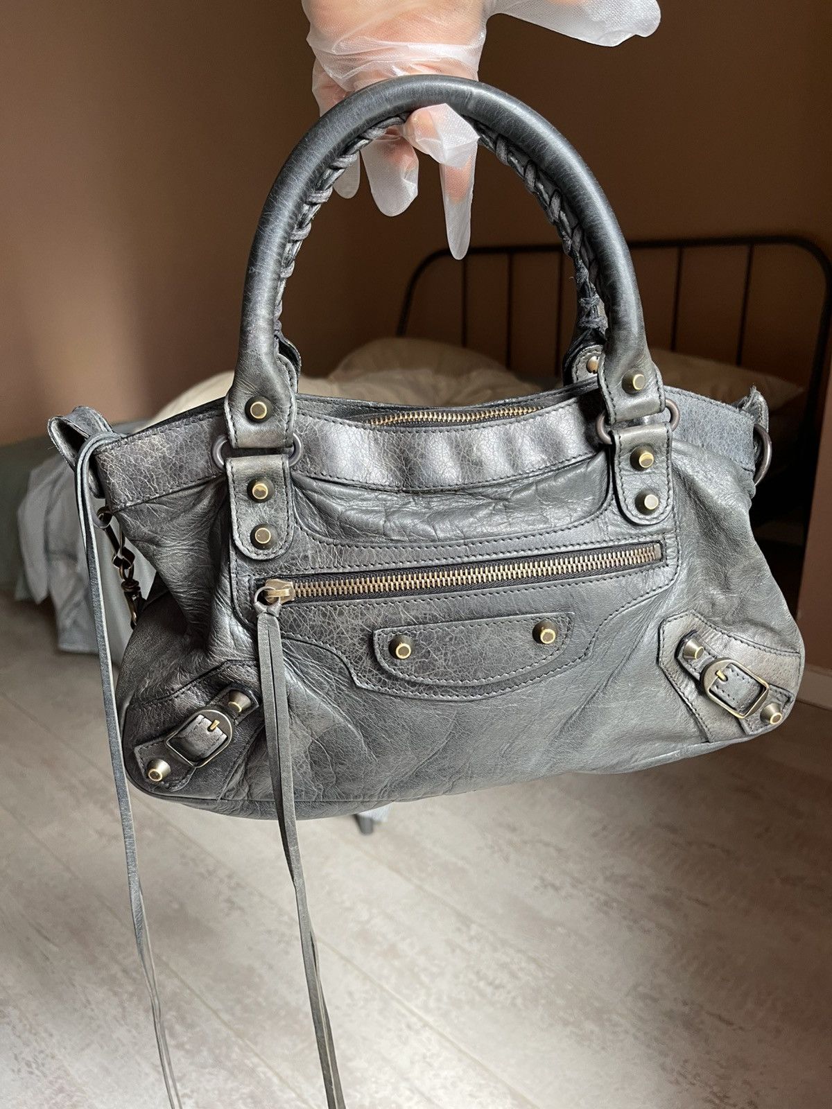 Balenciaga Balenciaga First Bag – Deep Grey – Ghesquière Era 