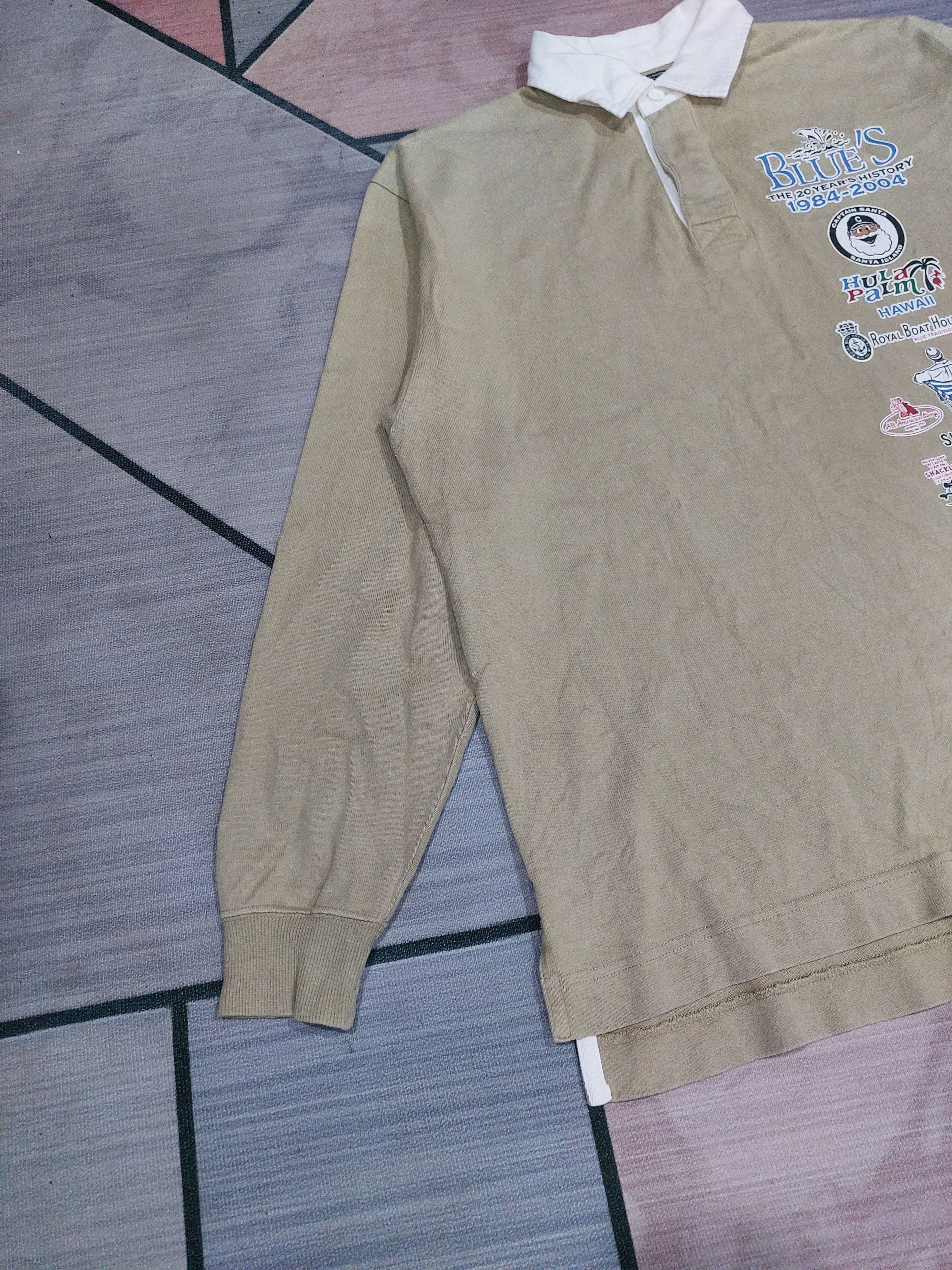 Japanese Brand × Vintage CAPTAIN SANTA POLO RUGBY LONG SLEEVE SHIRT Size US L / EU 52-54 / 3 - 2 Thumbnail