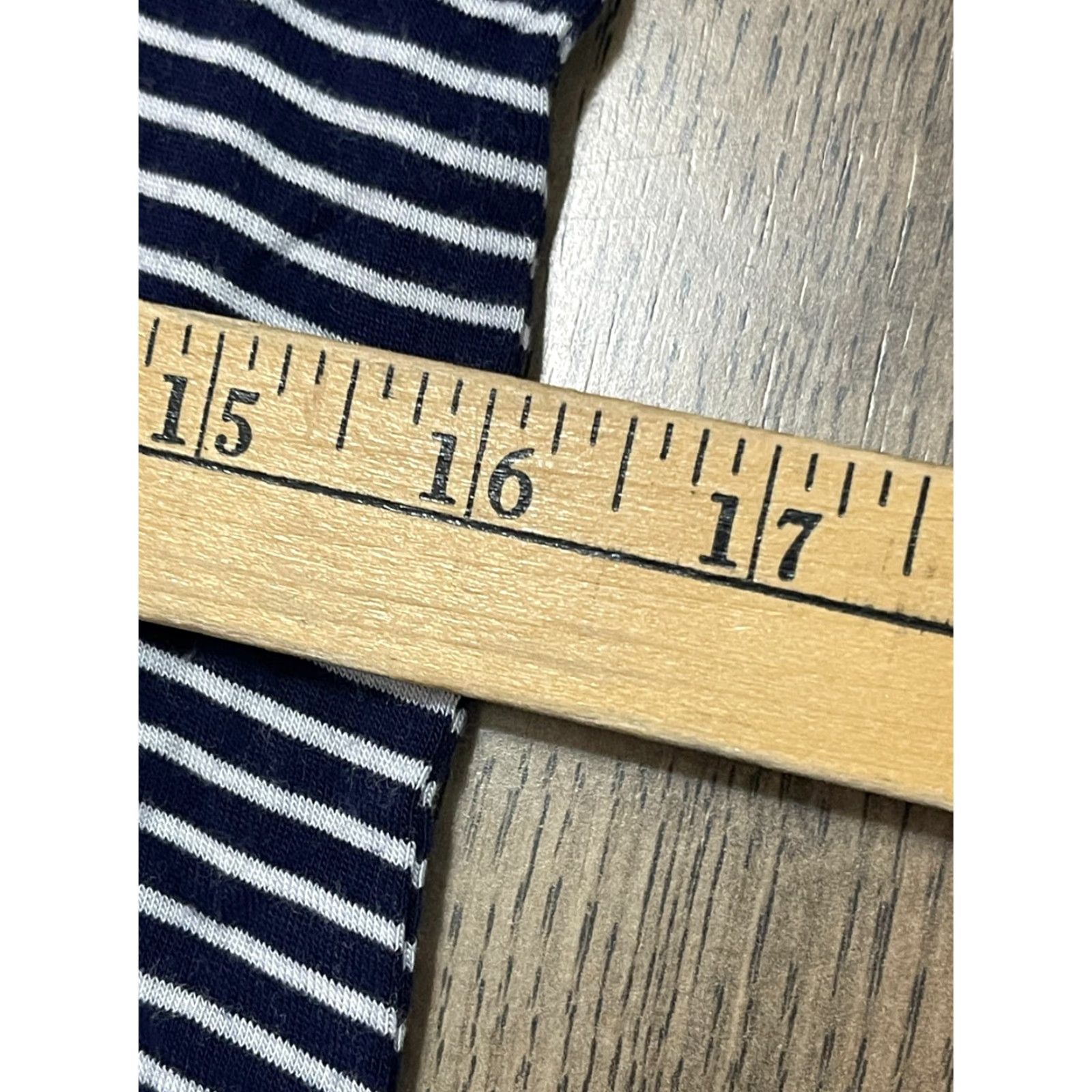 Vintage Zenana Outfitters Shirt Womens Size M Navy White Striped 3/4 Sleeve Casual Regular T-Shirt Size M / US 6-8 / IT 42-44 - 5 Thumbnail