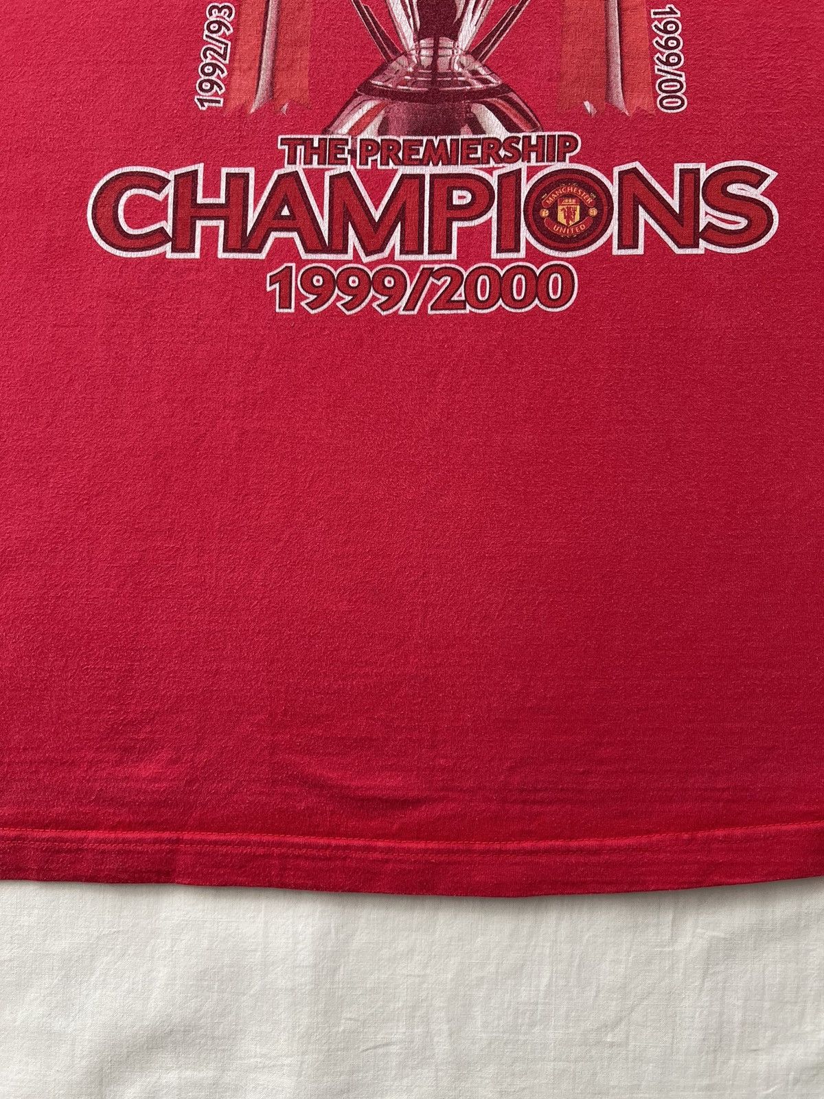 Vintage Vintage Manchester United The Premiership Champions 1999 Size US XL / EU 56 / 4 - 8 Thumbnail