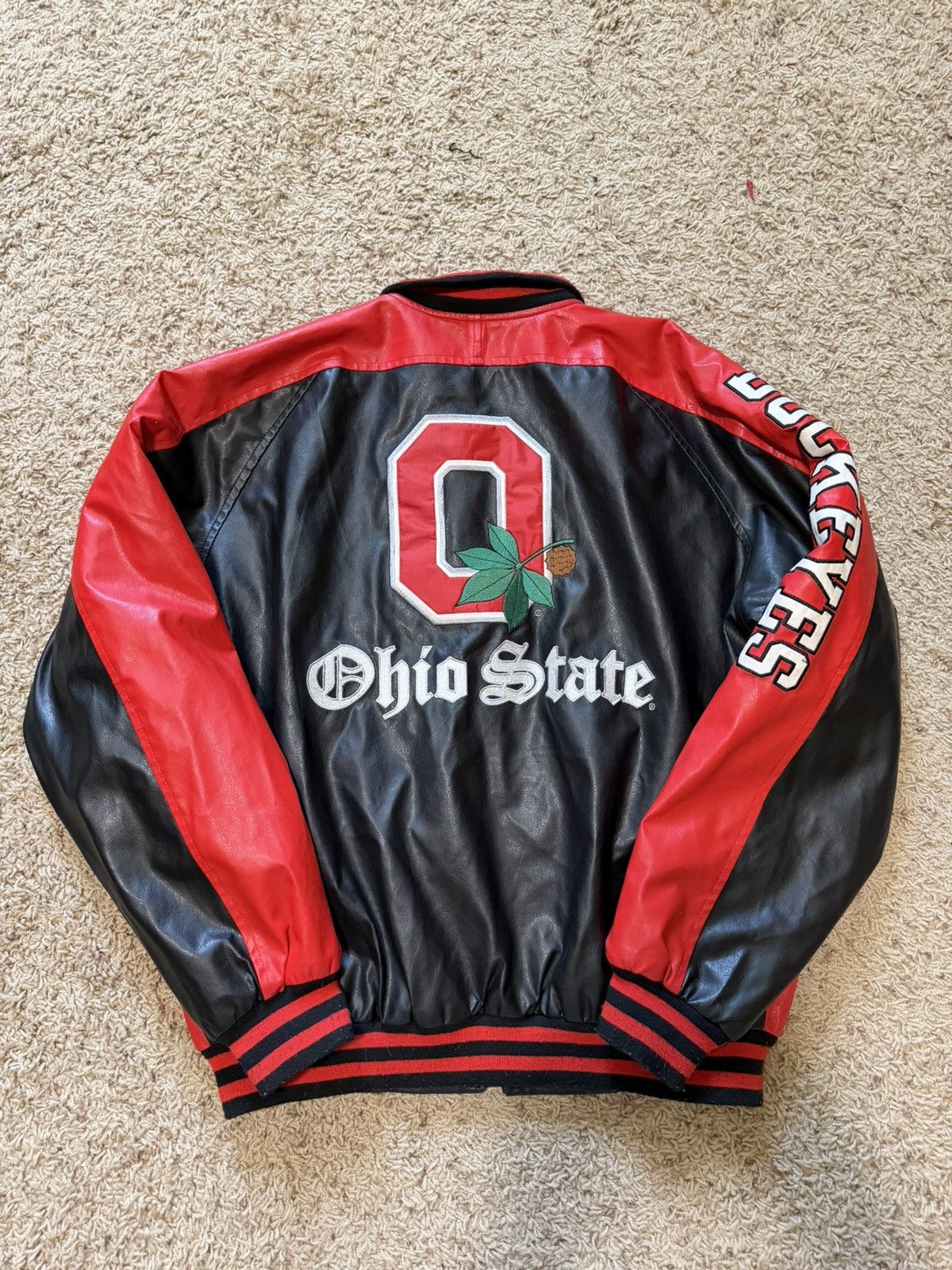 Steve And Barrys Vintage Ohio State Bomber Jacket Size US S / EU 44-46 / 1 - 1 Thumbnail