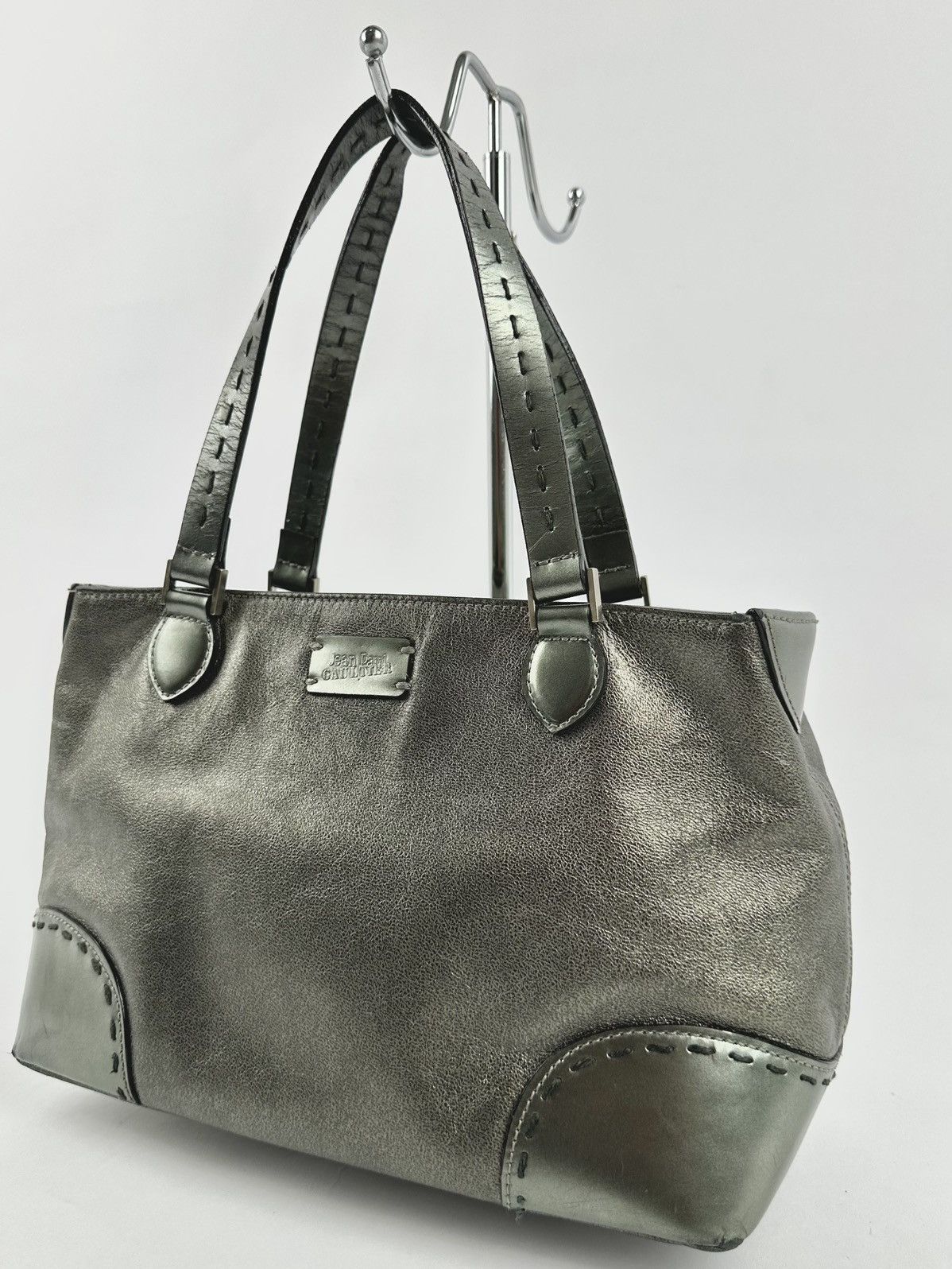 Jean Paul Gaultier Jean Paul Gaultier- Hand / Tote bag Silver Metallic Color Size ONE SIZE - 2 Thumbnail
