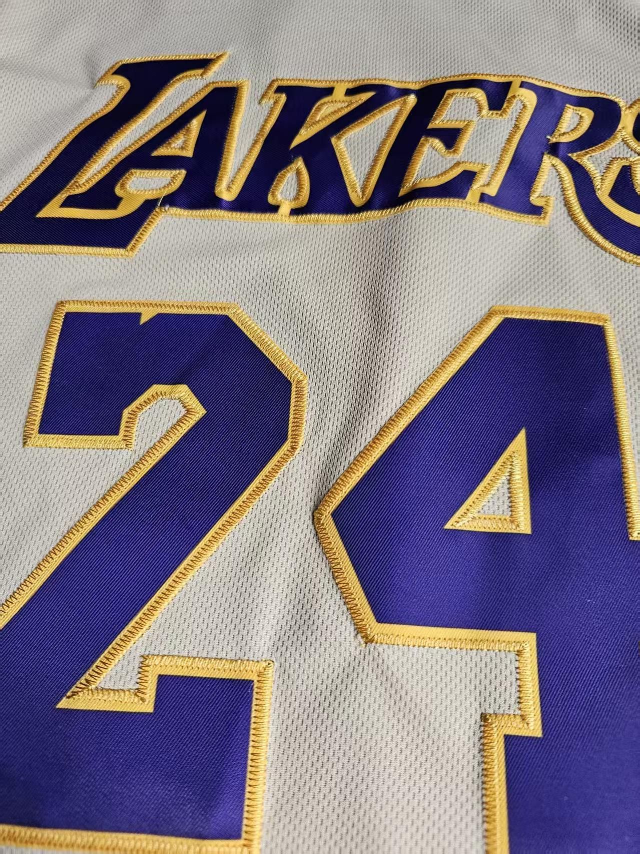 NBA Los Angeles Lakers 24 Kobe Bryant Jersey Beige Size US XL / EU 56 / 4 - 4 Thumbnail