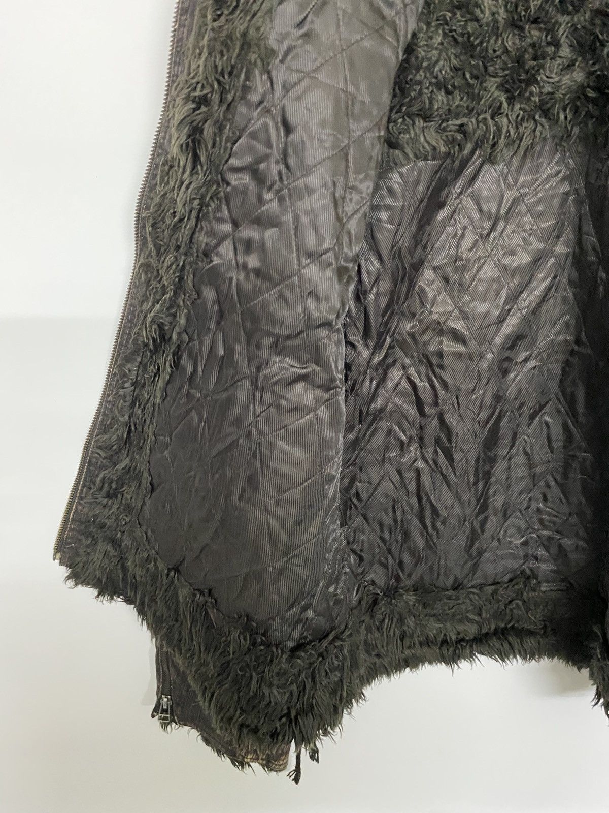 Mossimo Mossimo Fur Neck Jacket Biker Style Size US L / EU 52-54 / 3 - 11 Thumbnail