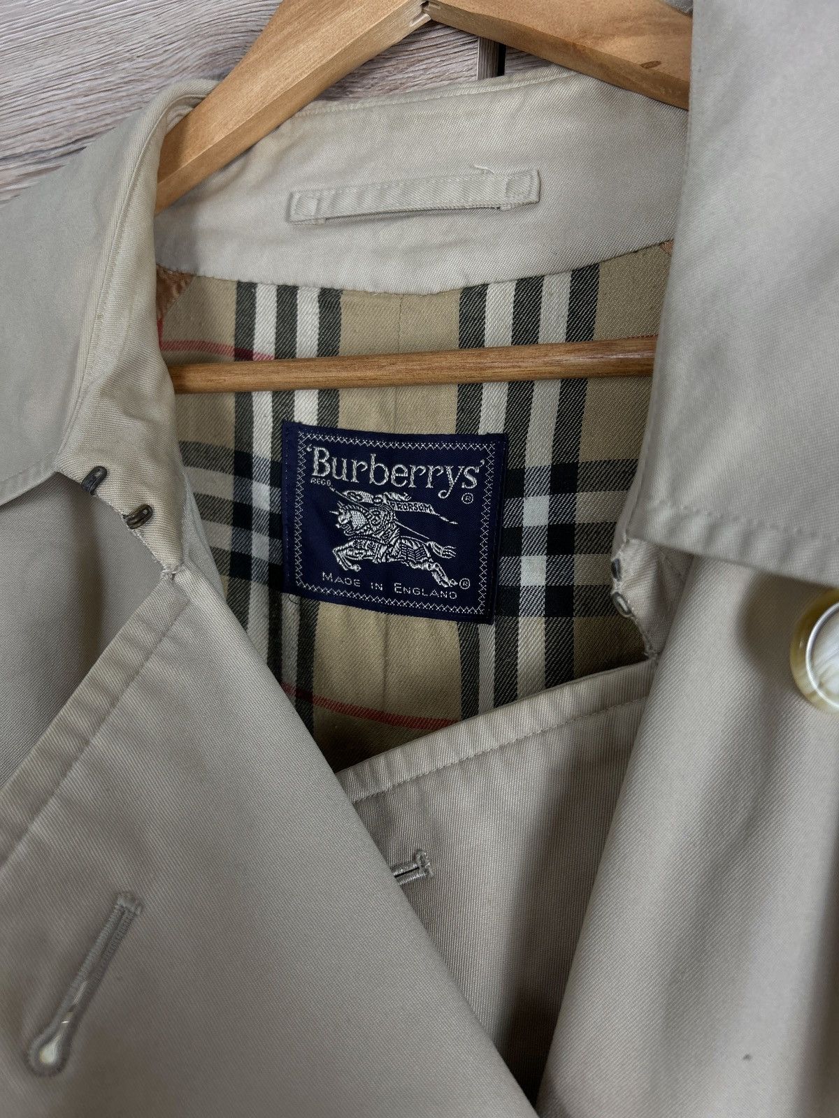 Burberry Burberrys 90s Double-row Coat Size US L / EU 52-54 / 3 - 3 Thumbnail