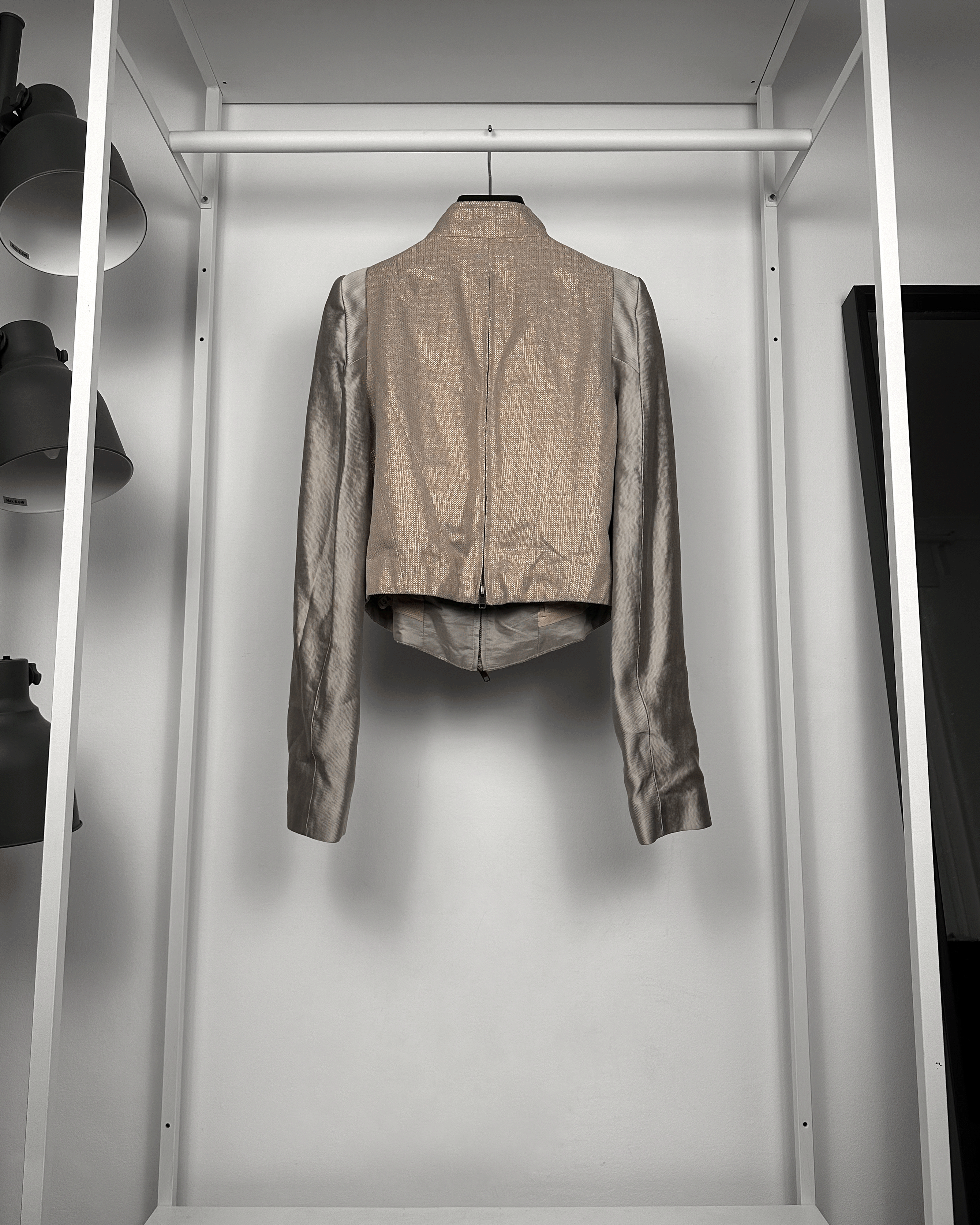 Ann Demeulemeester Ann Demeulemeester Iridescent Glitter Evening Jacket Size US S / EU 44-46 / 1 - 2 Thumbnail