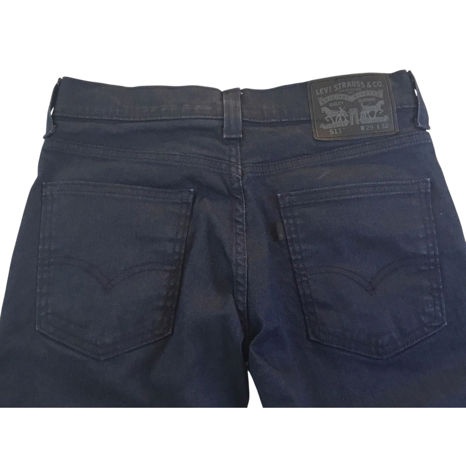 Levi's Levi's 511 New Jeans Size 29/32 Indigo Dark Wash NWT $69.50 Size US 29 - 3 Thumbnail