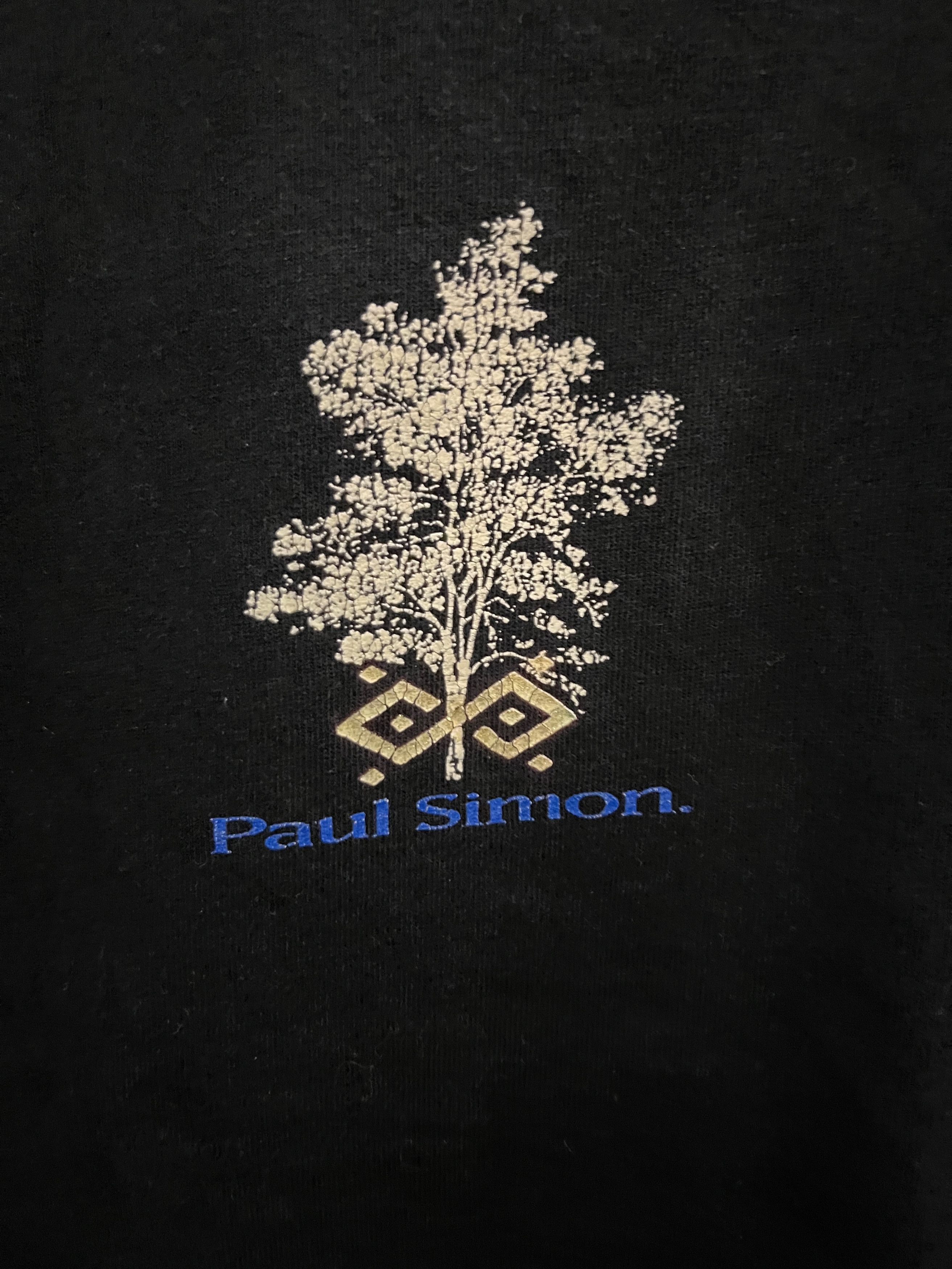Vintage VINATGE PUAL SIMON 1991 CONCERT IN CENTRAL PARK SHIRT Size US XL / EU 56 / 4 - 3 Thumbnail